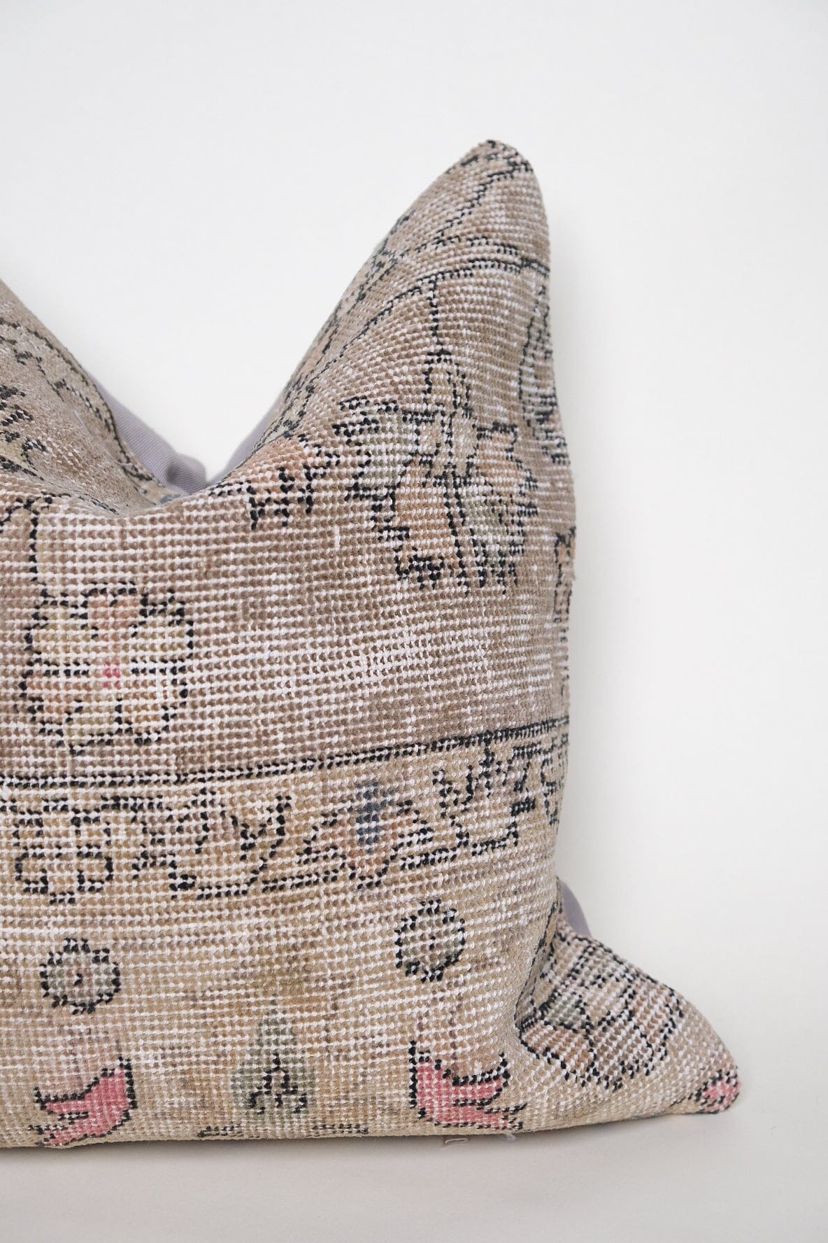 Dandelion Turkish Vintage Rug Pillow No.2 Turkish Pillow Twenty Third by Deanne