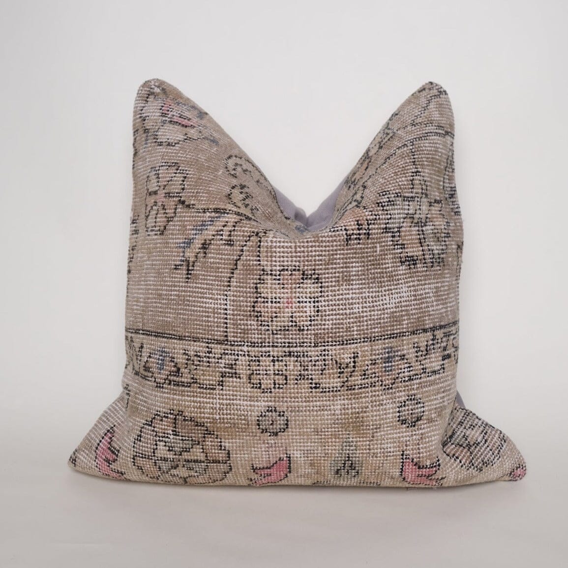 Dandelion Turkish Vintage Rug Pillow No.2 Turkish Pillow Twenty Third by Deanne