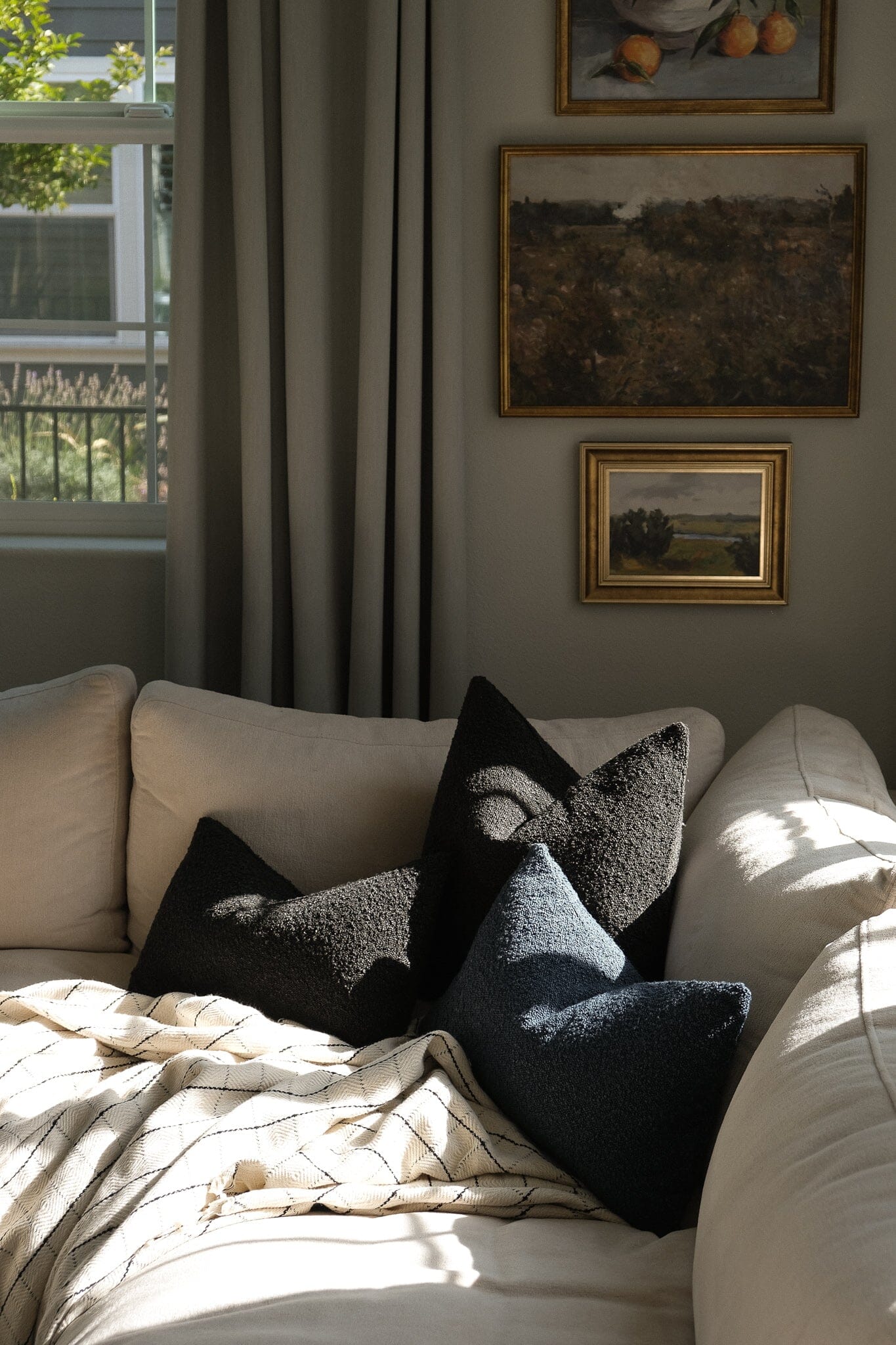 Boucle Pillow: Truffle Classics Twenty Third by Deanne