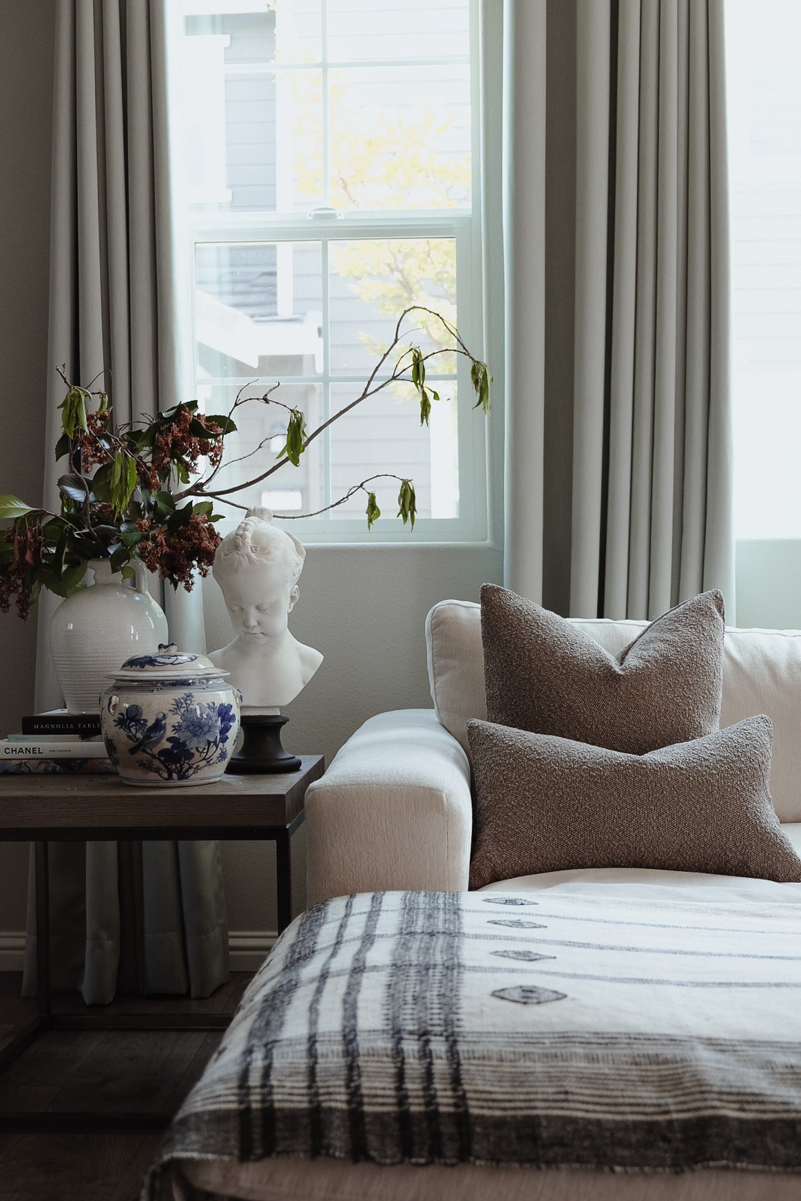 Boucle Pillow: Mud Classics Twenty Third by Deanne