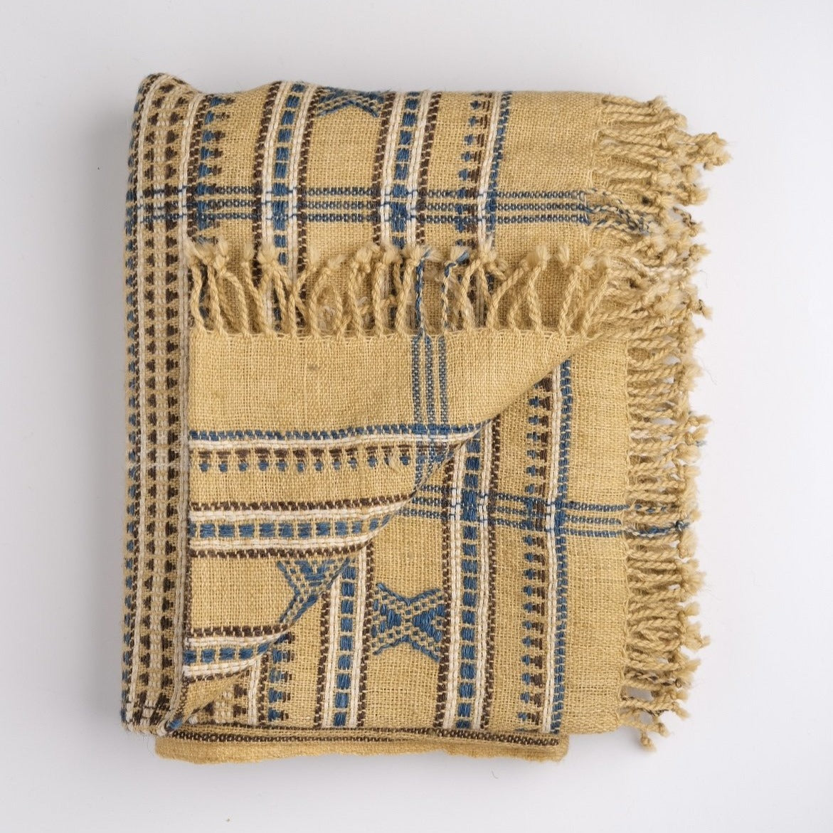 Neena Indian Wool Throw Throws Twenty Third by Deanne