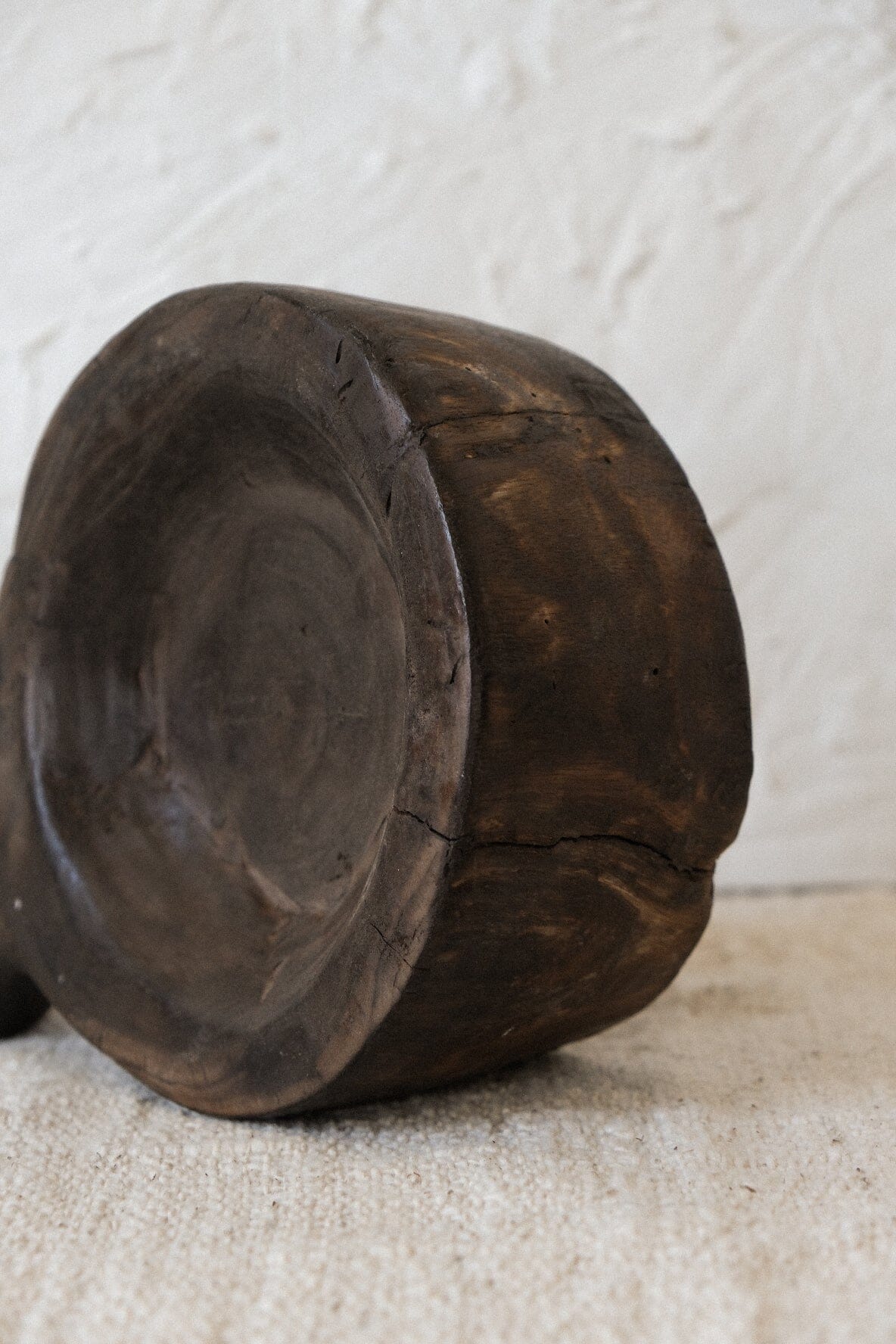 Traditional Timber Mortar Vase Twenty Third by Deanne