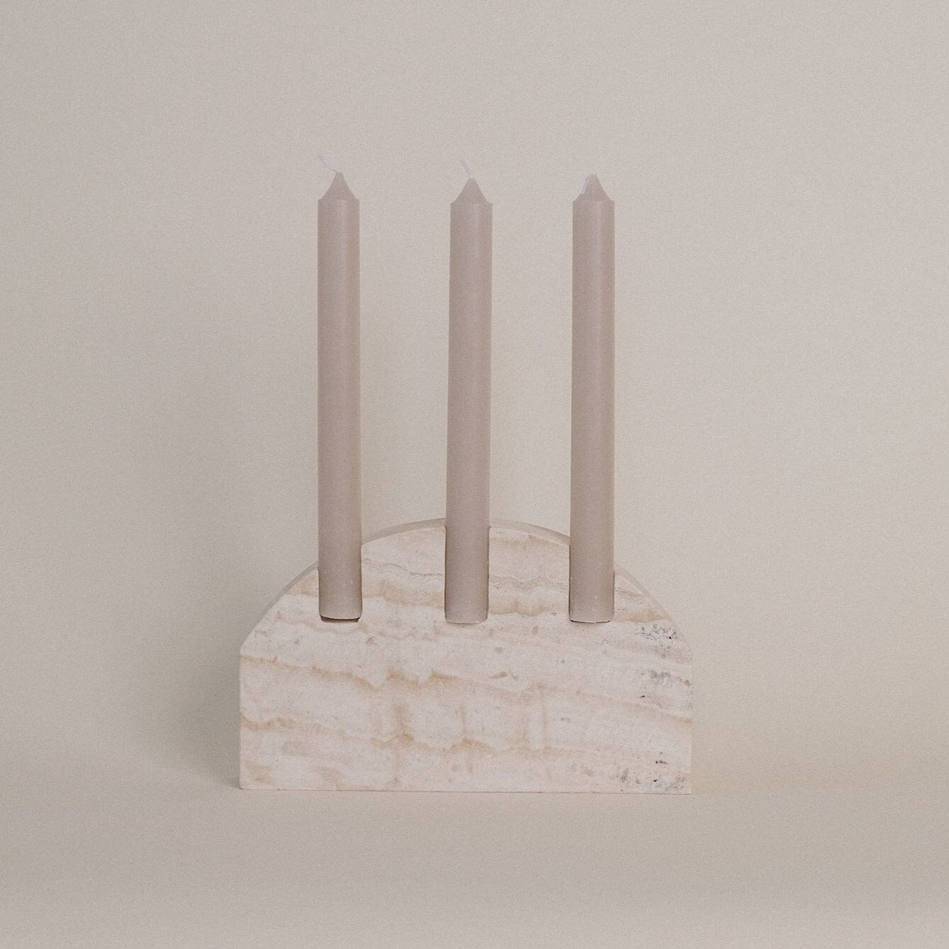 Arc Candle Holder Stone Candle Holder Twenty Third by Deanne