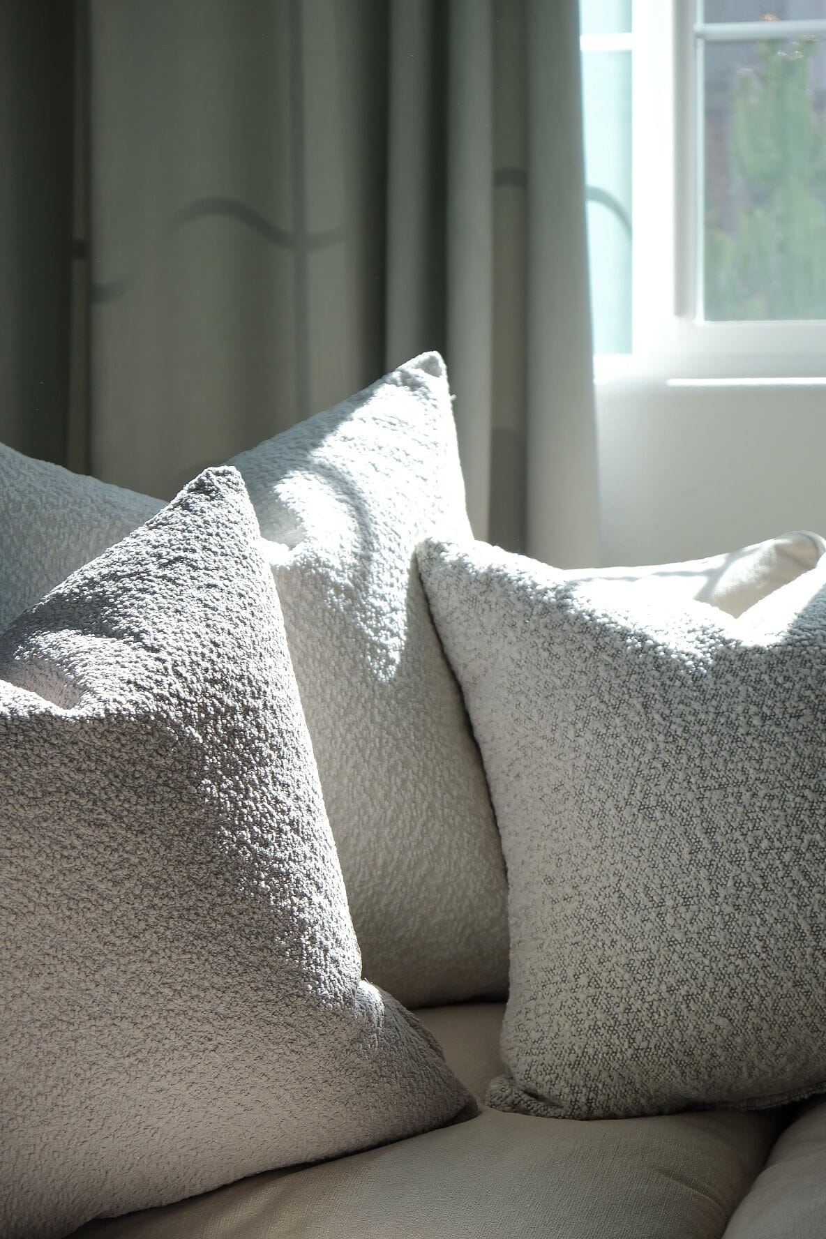 Boucle Pillow: Slate Classics Twenty Third by Deanne