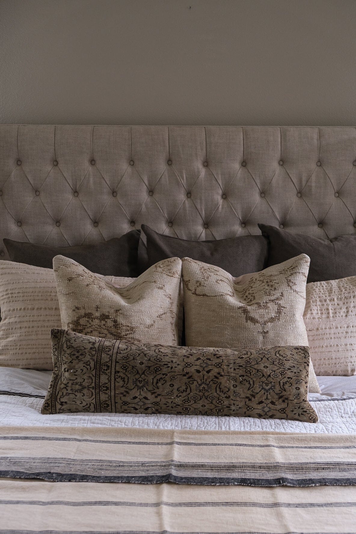 Charcoal Pillow Classics Twenty Third by Deanne