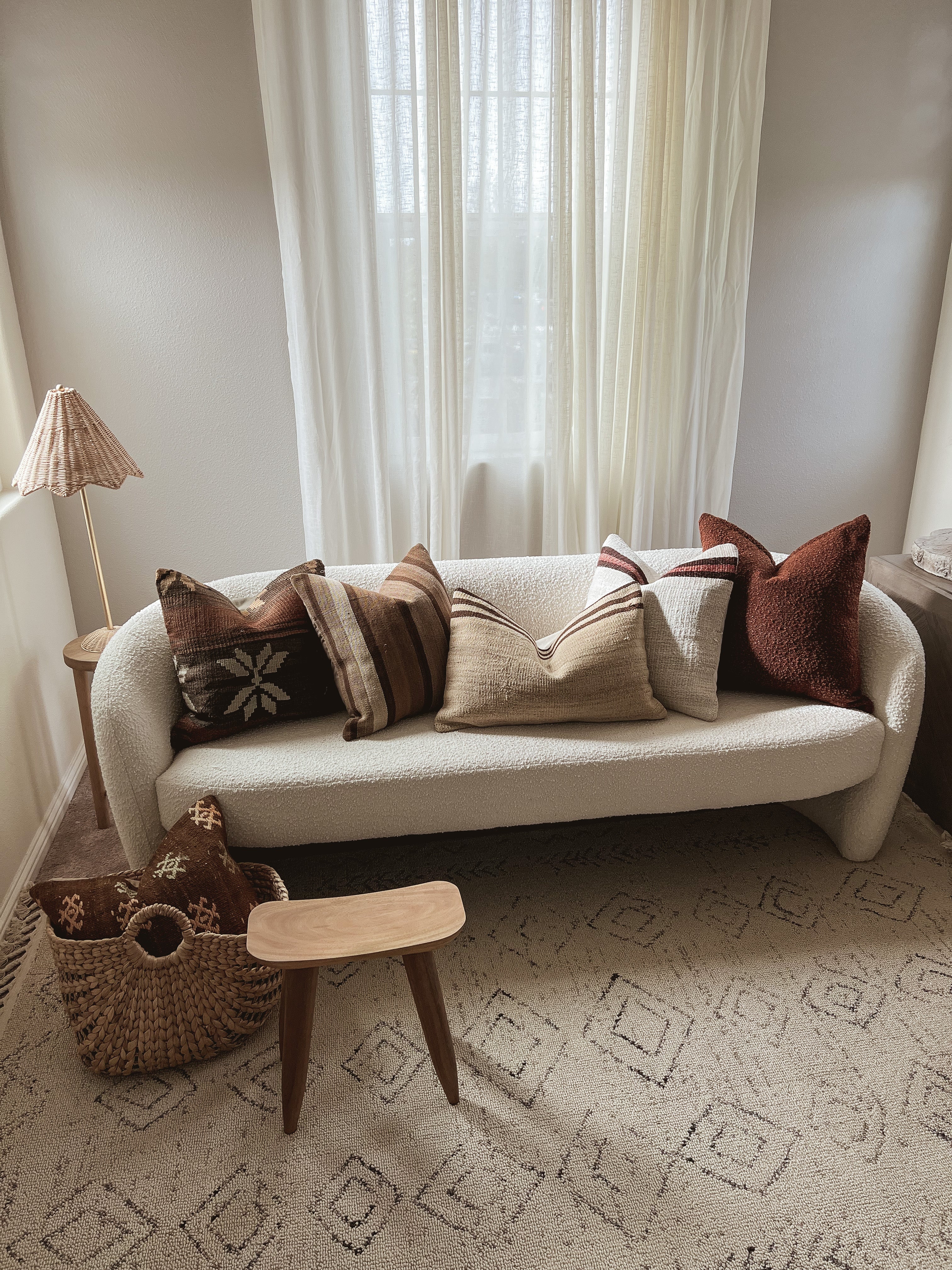 Boucle Pillow: Auburn Classics Twenty Third by Deanne