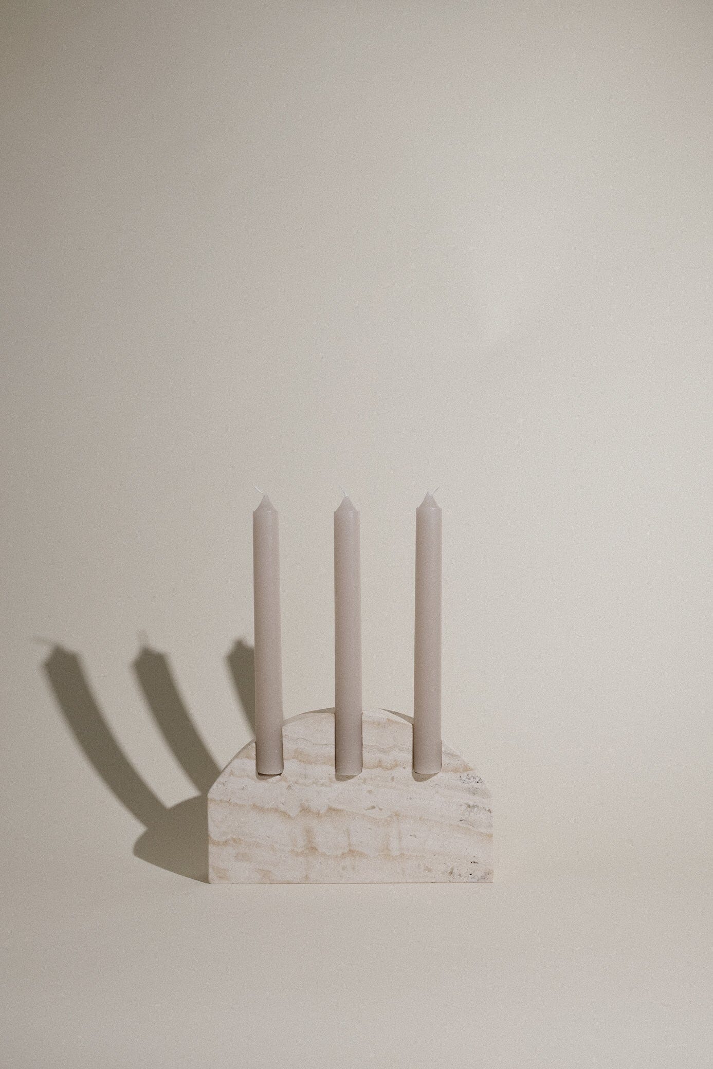 Arc Candle Holder Stone Candle Holder Twenty Third by Deanne