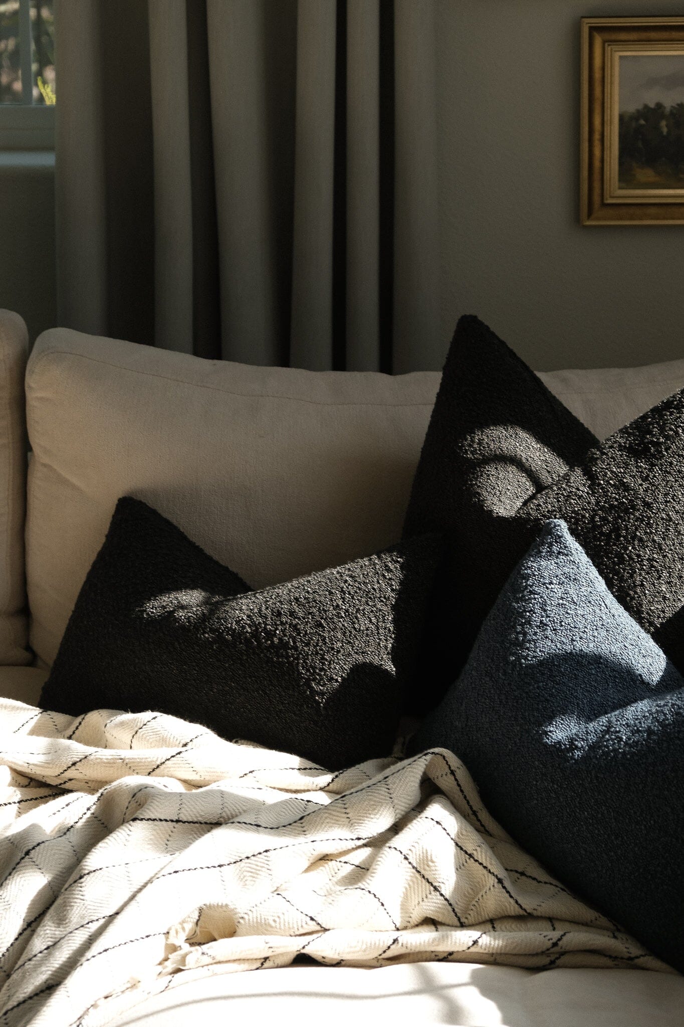Boucle Pillow: Truffle Classics Twenty Third by Deanne