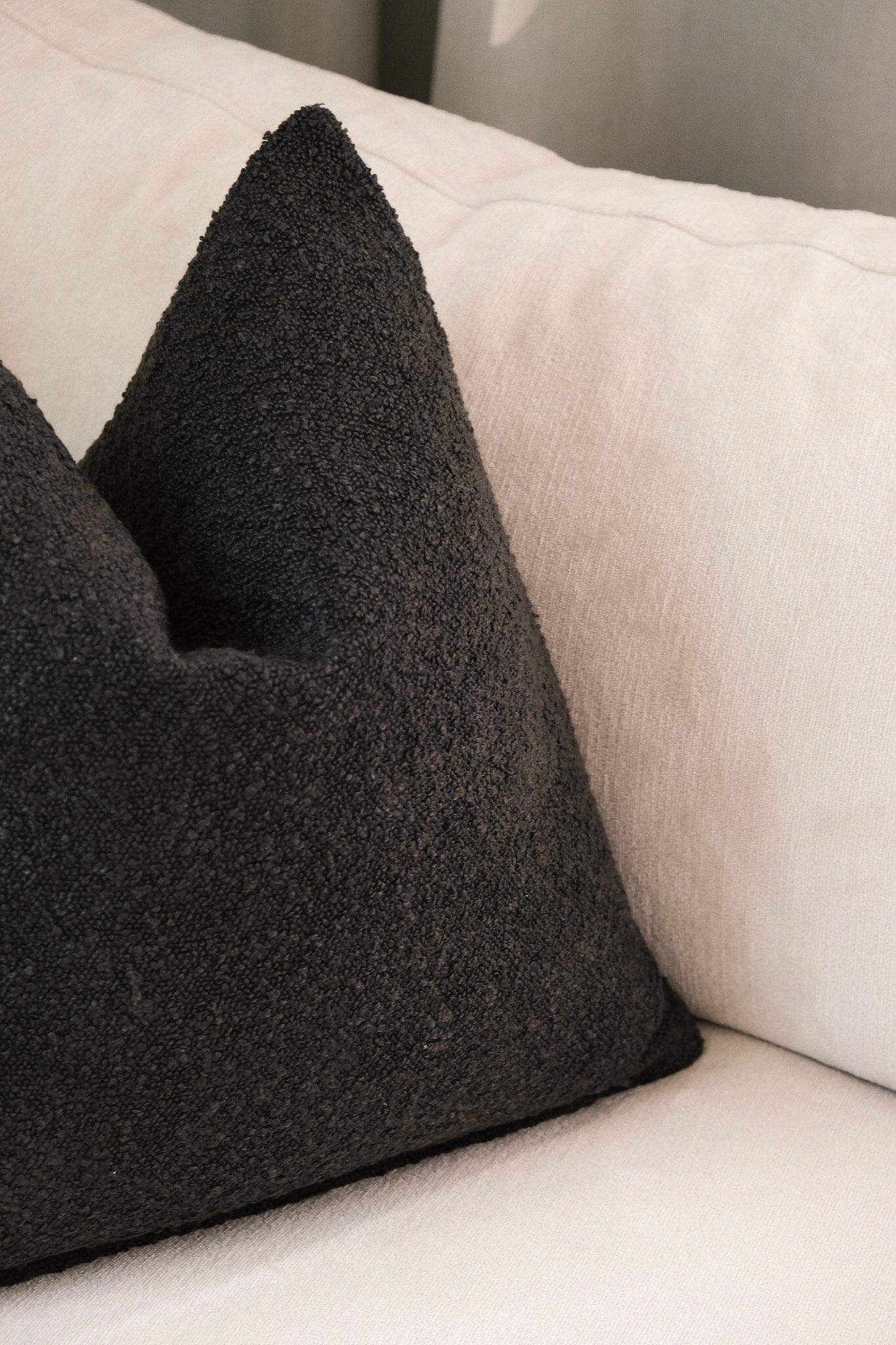 Boucle Pillow: Truffle Classics Twenty Third by Deanne