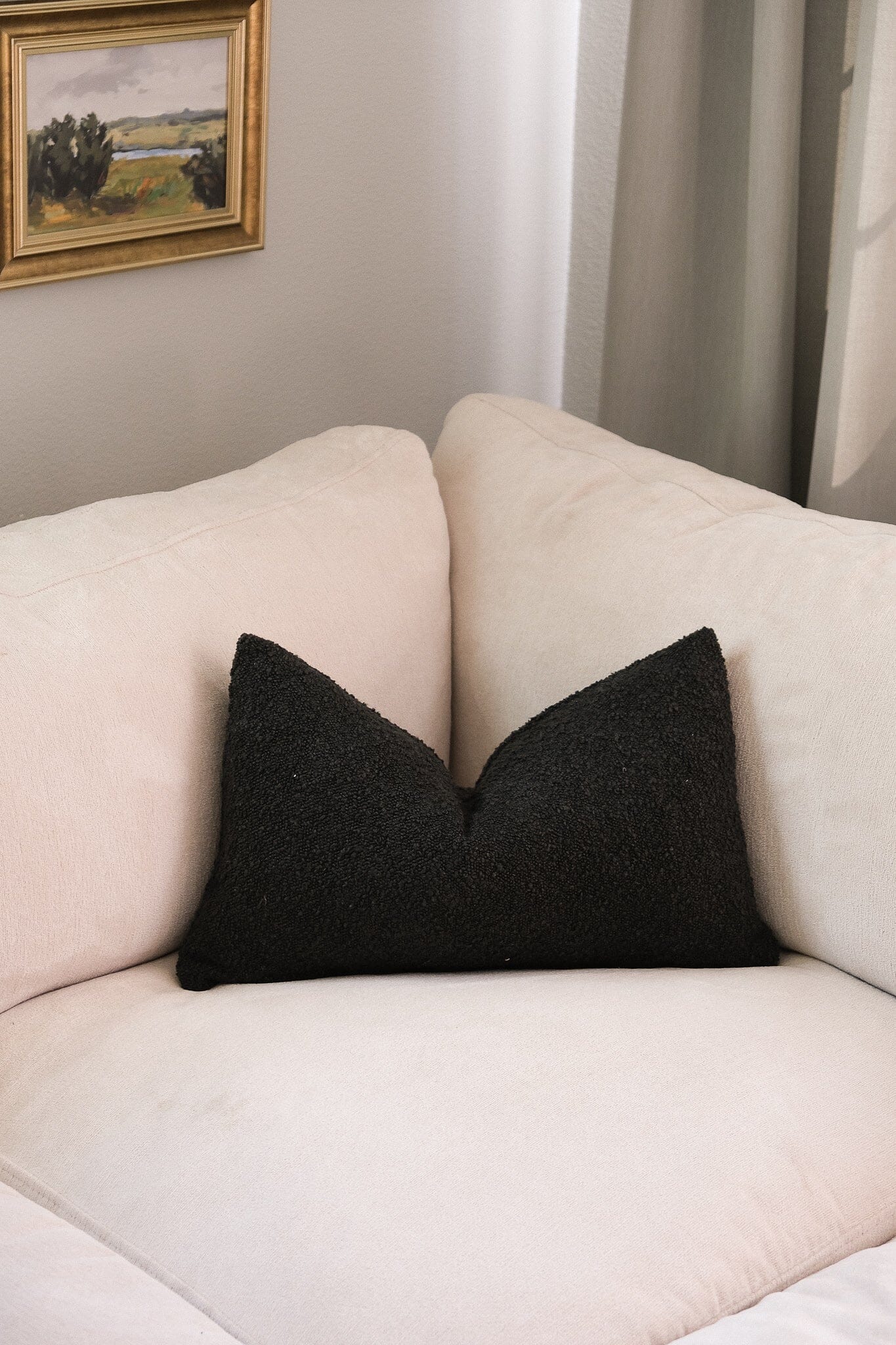 Boucle Pillow: Truffle Classics Twenty Third by Deanne