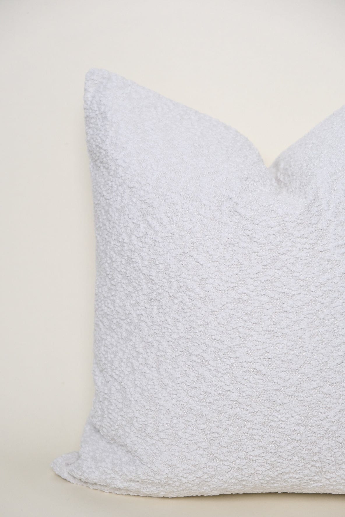 Boucle Pillow: Snow Classics Twenty Third by Deanne