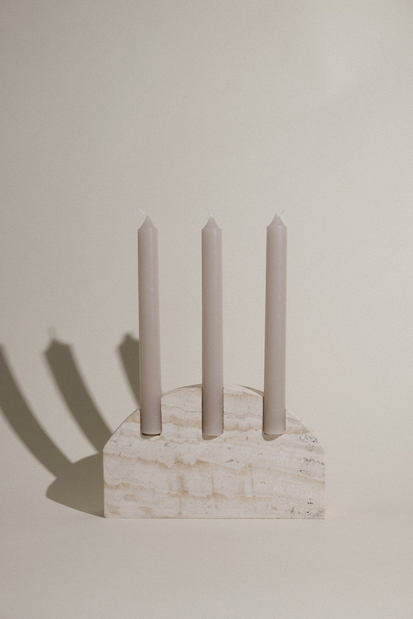 Arc Candle Holder Stone Candle Holder Twenty Third by Deanne