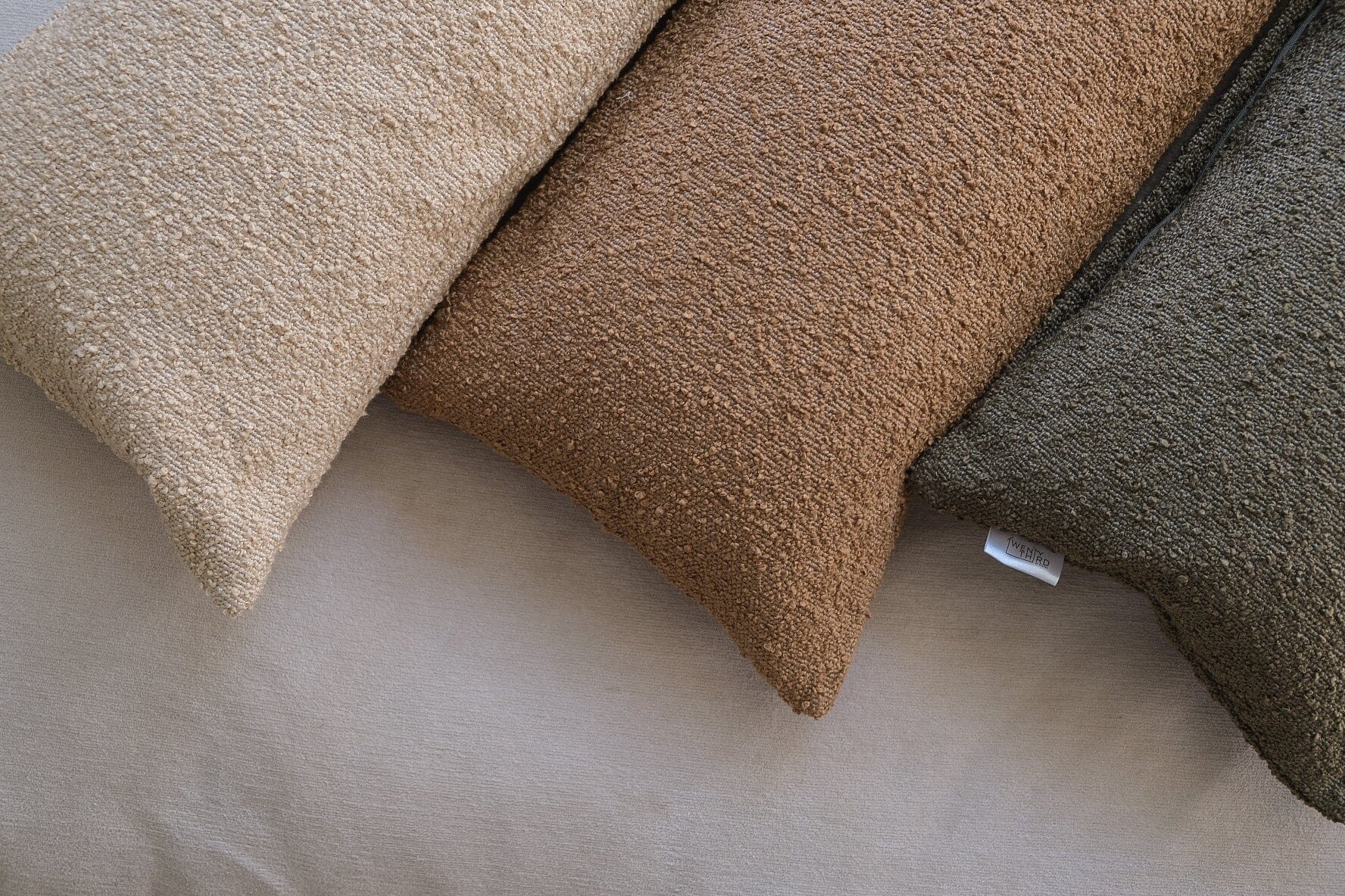 Boucle Long Lumbar: Latte Classics Twenty Third by Deanne