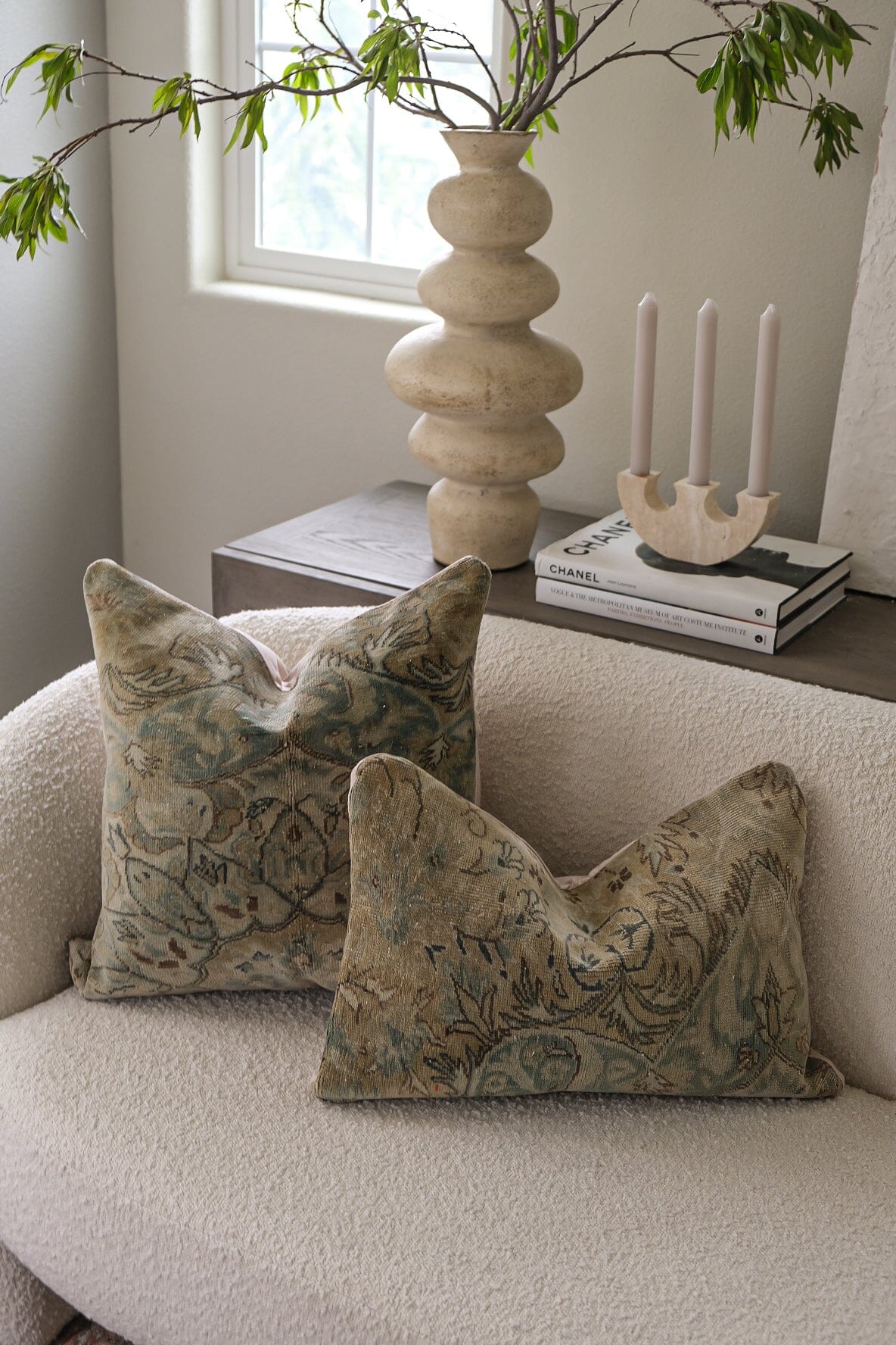 Triad Candle Holder Stone Candle Holder Twenty Third by Deanne