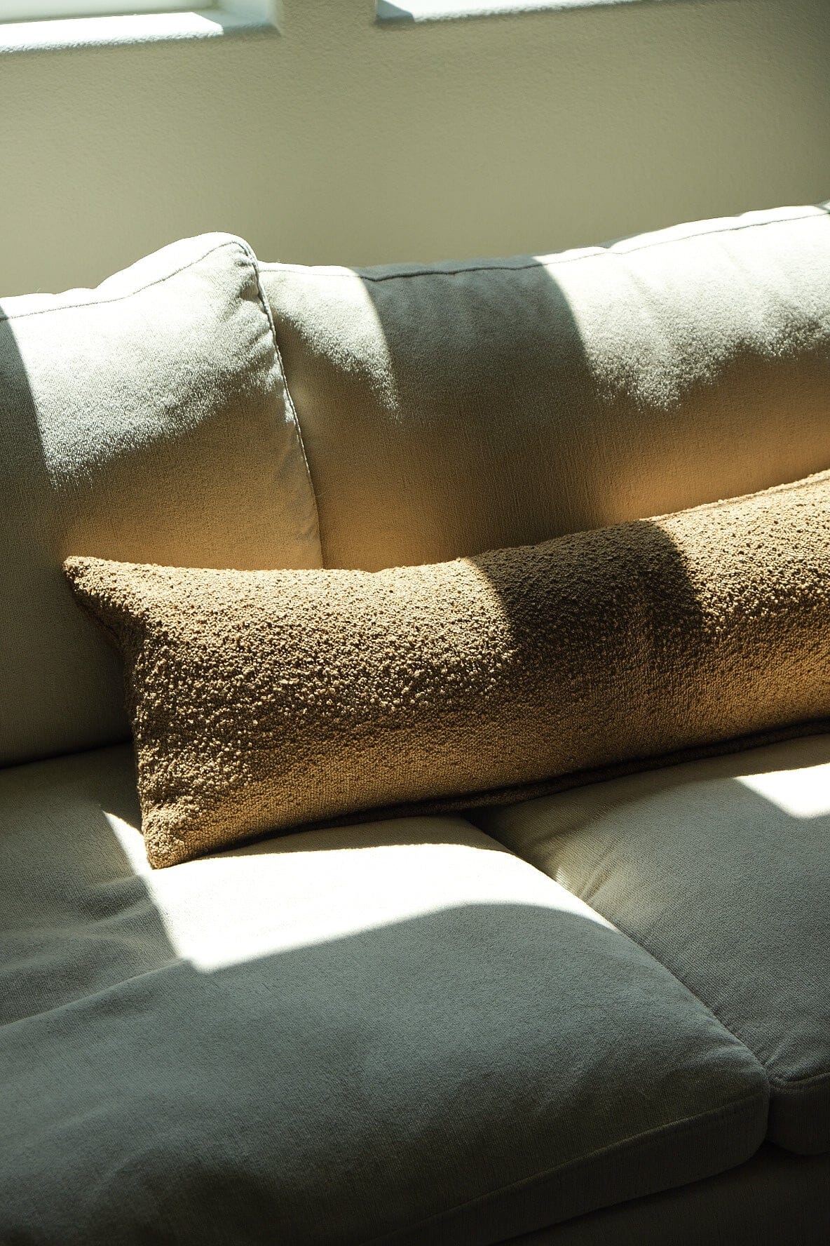 Boucle Long Lumbar: Latte Classics Twenty Third by Deanne