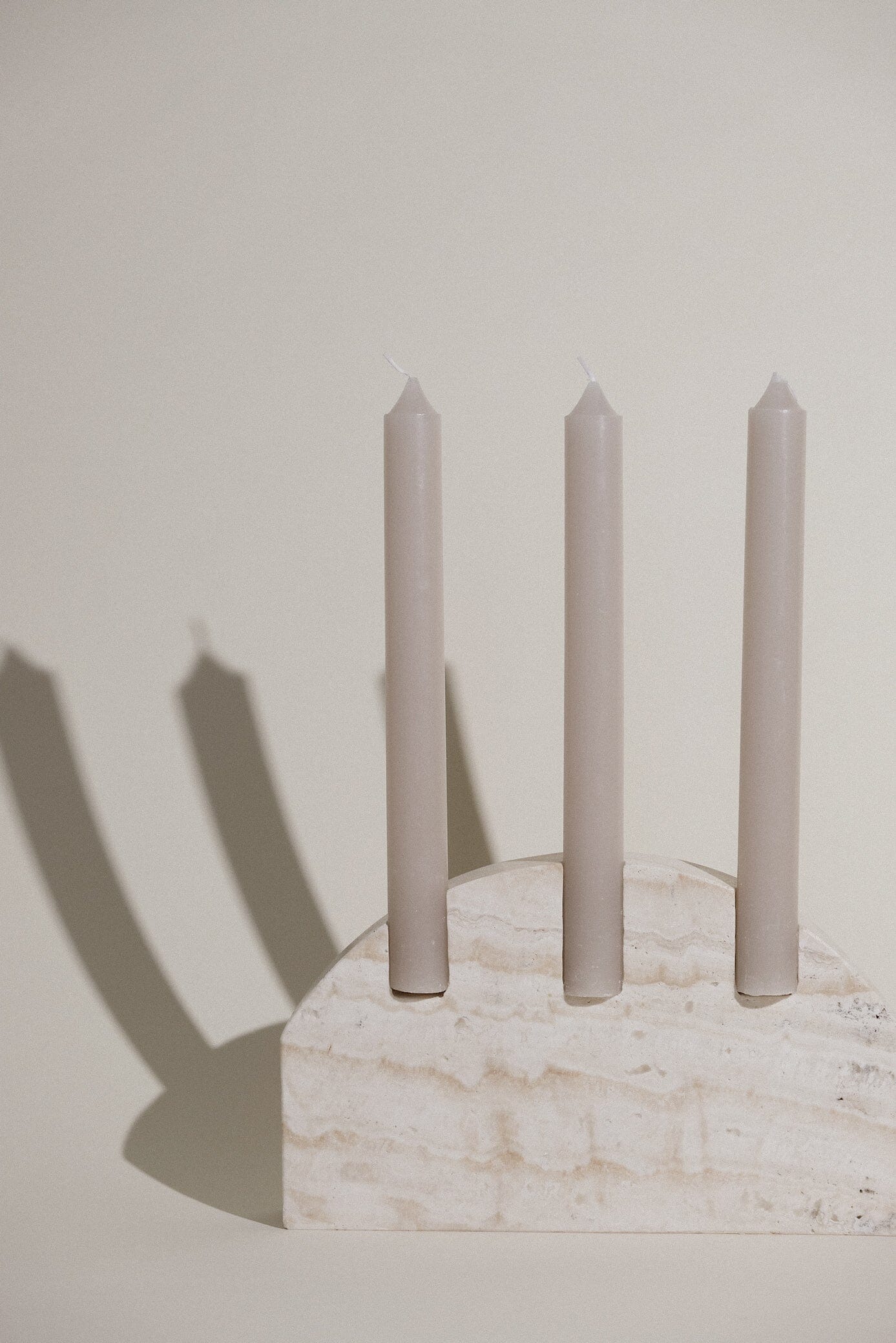 Arc Candle Holder Stone Candle Holder Twenty Third by Deanne