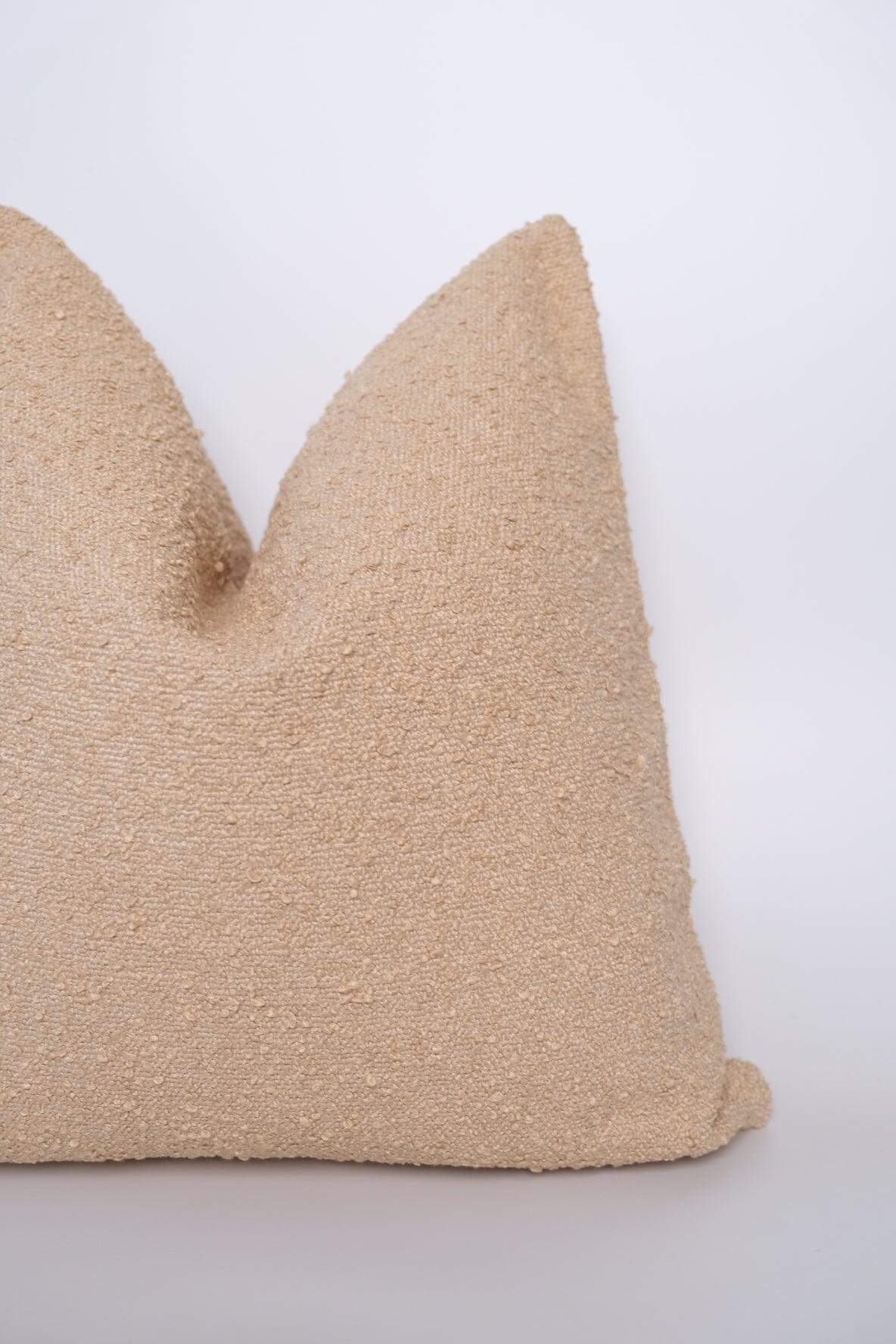 Boucle Pillow: Oat Classics Twenty Third by Deanne
