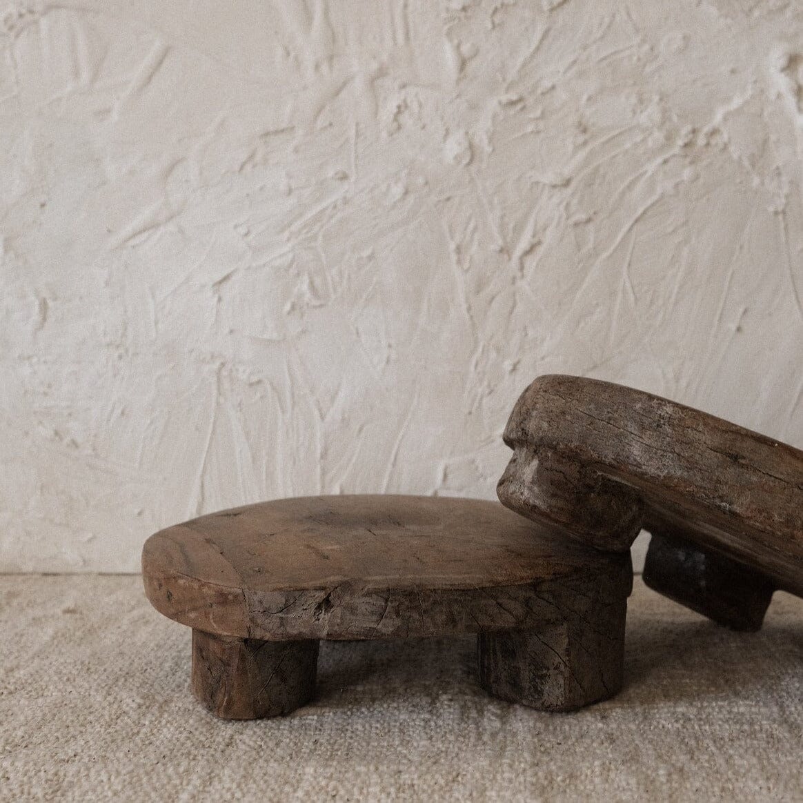 Vintage Chapati Board Vase Twenty Third by Deanne