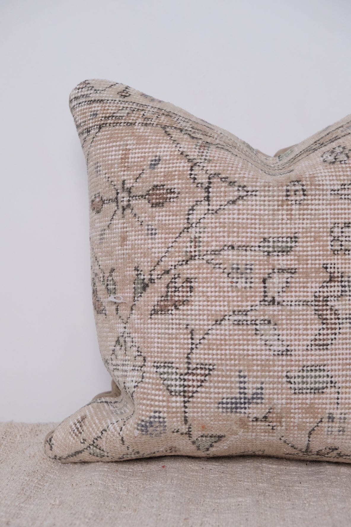 Sara Turkish Vintage Rug Pillow No.2 Kilim Pillow Twenty Third by Deanne 