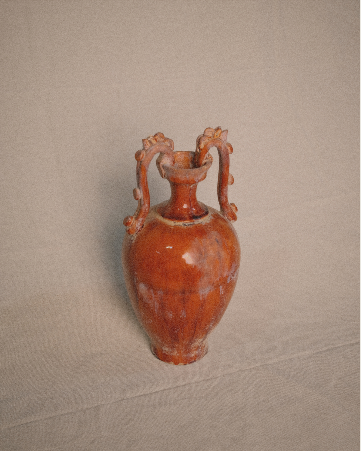 Oriental Orange Jar