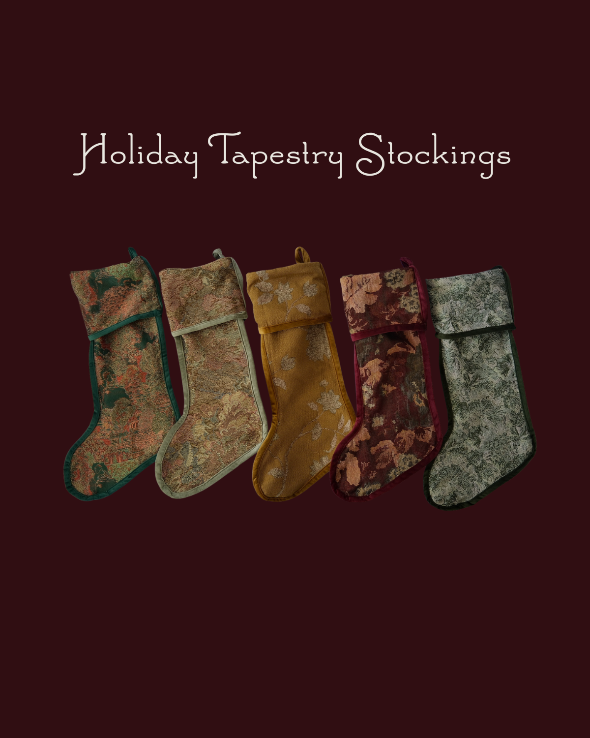 Sylvie Tapestry Stocking