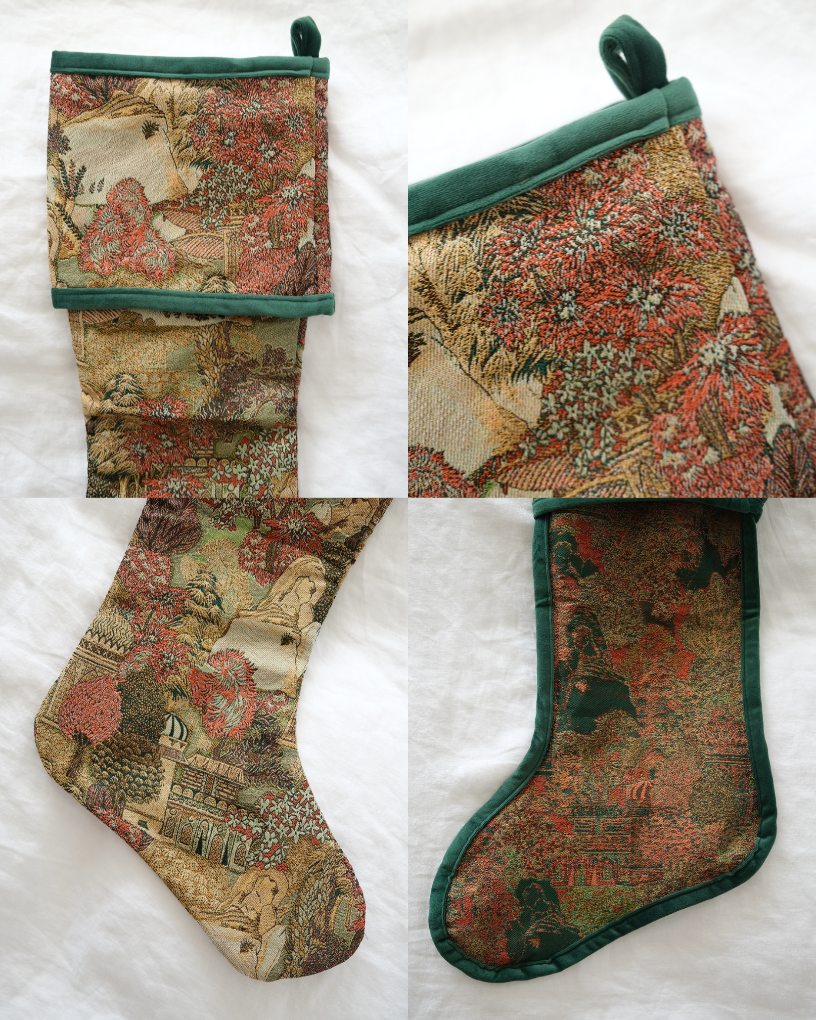 Elodie Tapestry Stocking