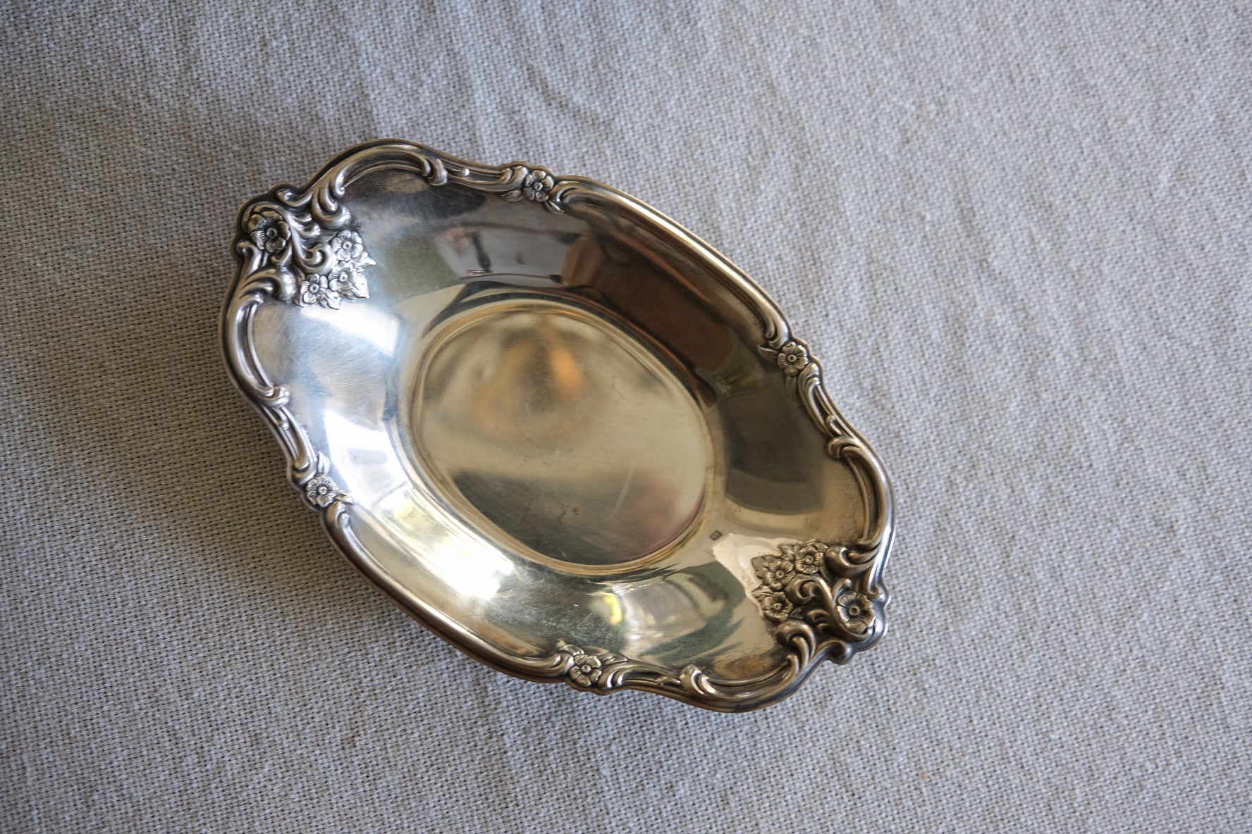 Chrome Oval Tray