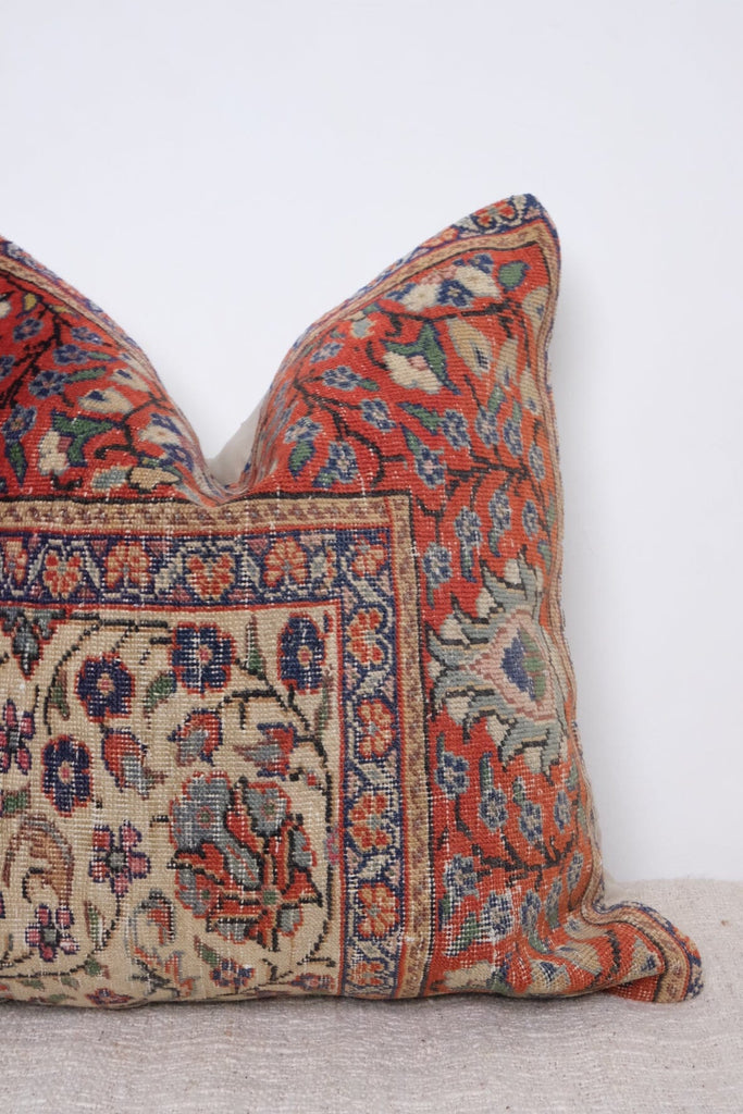 Jaslyn Vintage Turkish Rug Pillow Kilim Pillow Twenty Third by Deanne 