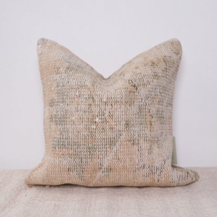 Faye Turkish Vintage Rug Pillow Kilim Pillow Twenty Third by Deanne 20 x 20 