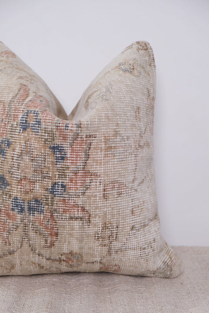 Adrienne Turkish Vintage Rug Pillow Kilim Pillow Twenty Third by Deanne 