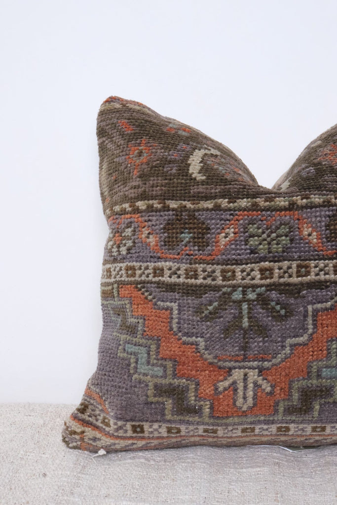 Roshan Turkish Vintage Rug Pillow Kilim Pillow Twenty Third by Deanne 