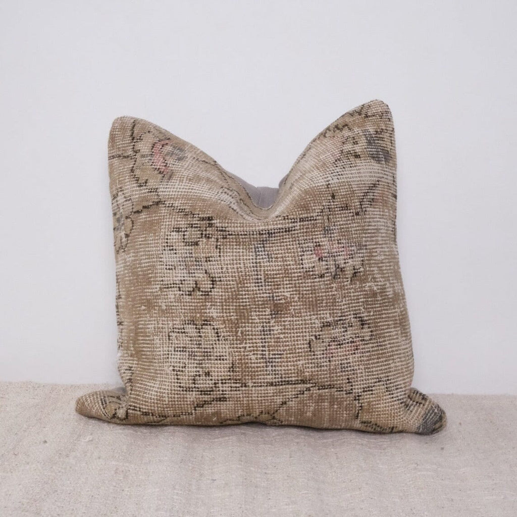 Dandelion Turkish Vintage Rug Pillow No.3 Turkish Pillow Twenty Third by Deanne 