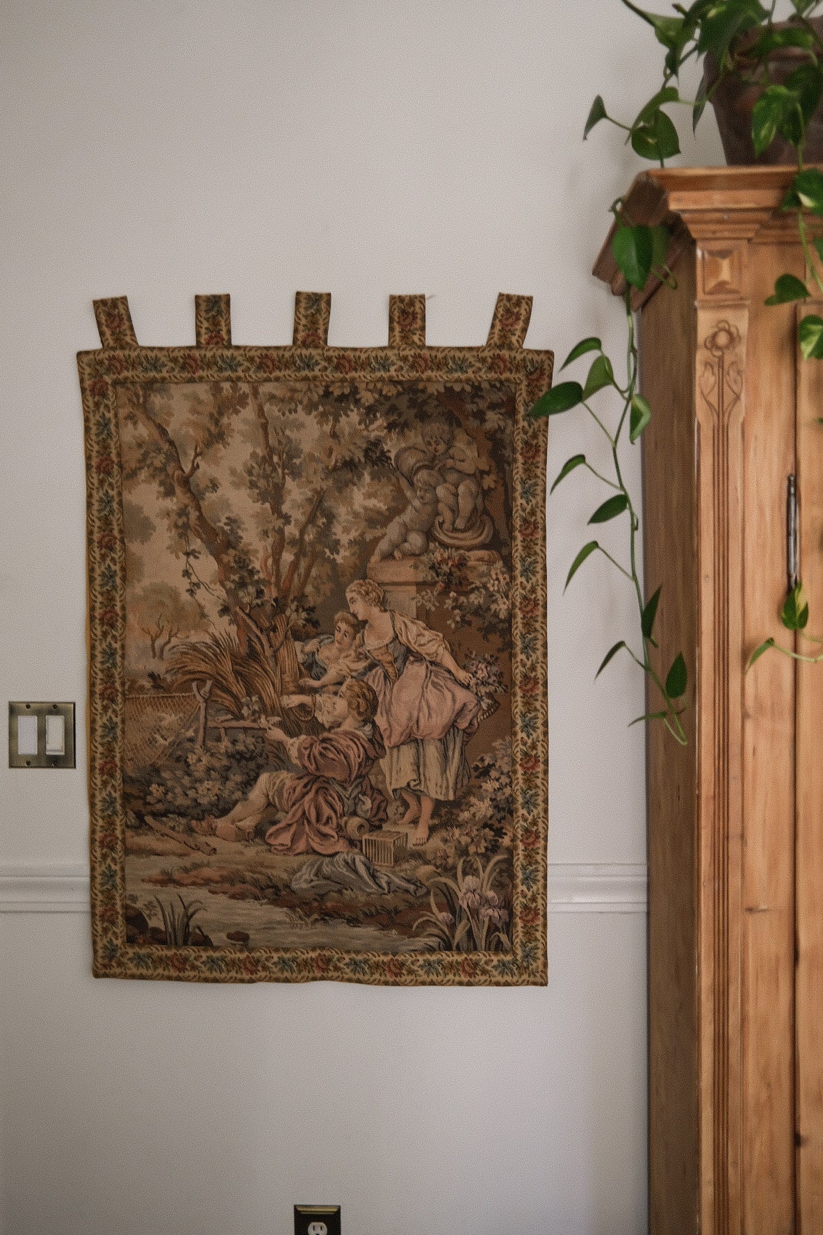 Rustic Harvest Wall Tapestry