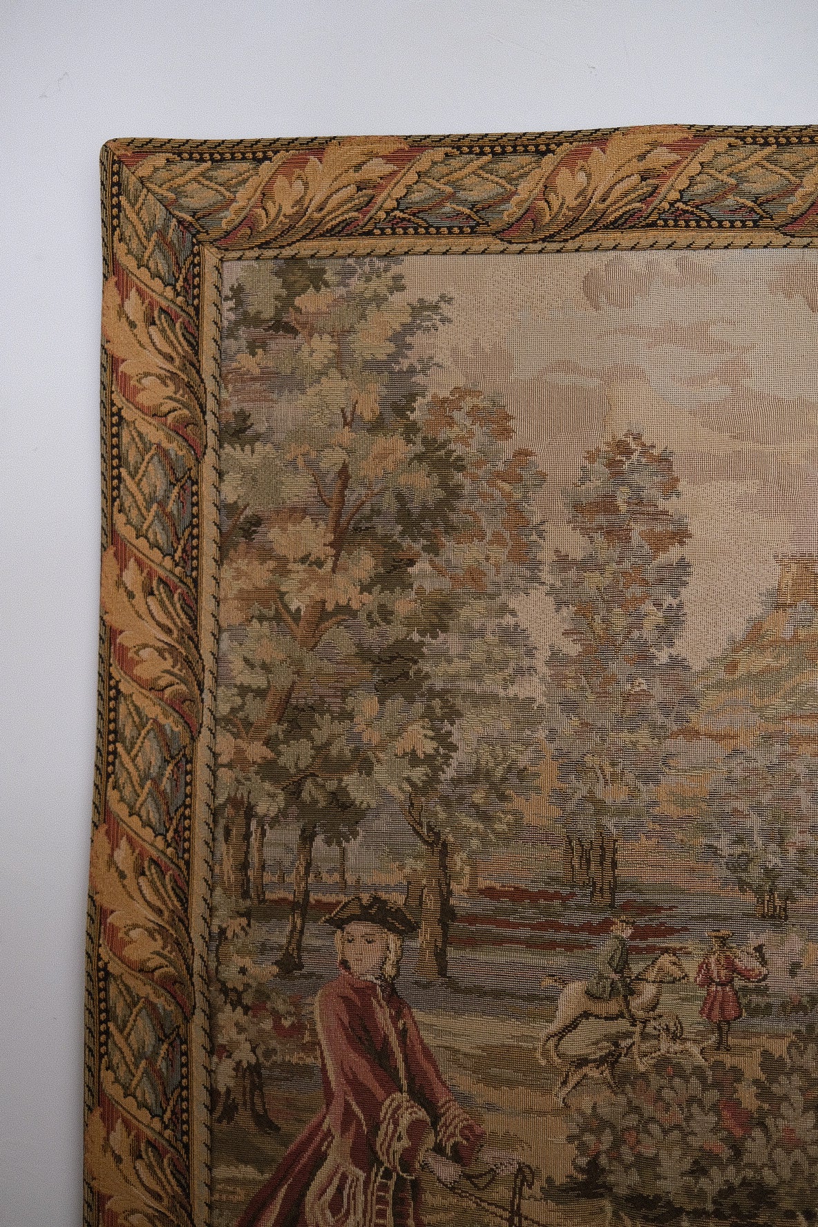 Noble Hunting Scene Wall Tapestry (c.1900s)