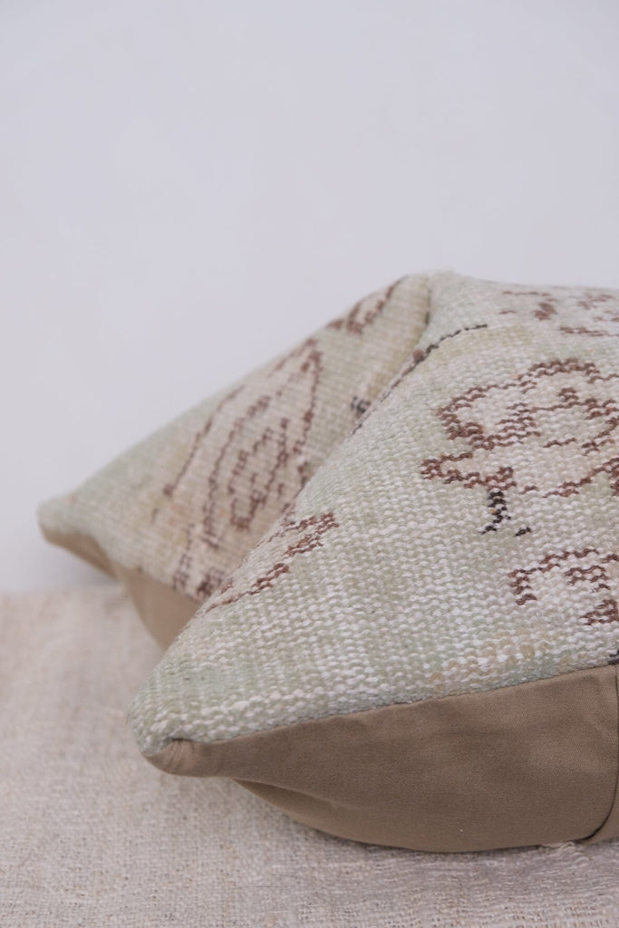 Seyah Turkish Vintage Rug Pillow No.1 Kilim Pillow Twenty Third by Deanne 