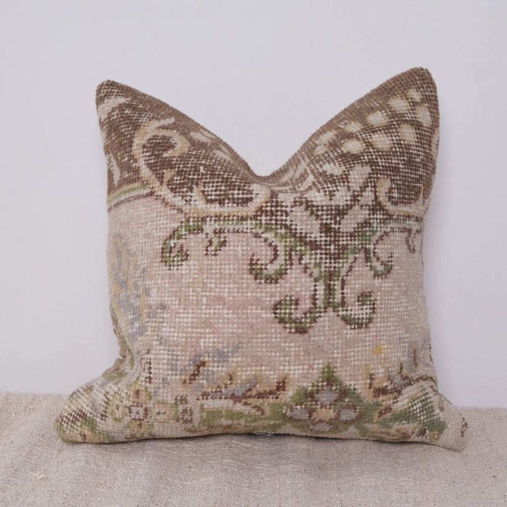 Emma Turkish Vintage Rug Pillow Kilim Pillow Twenty Third by Deanne 
