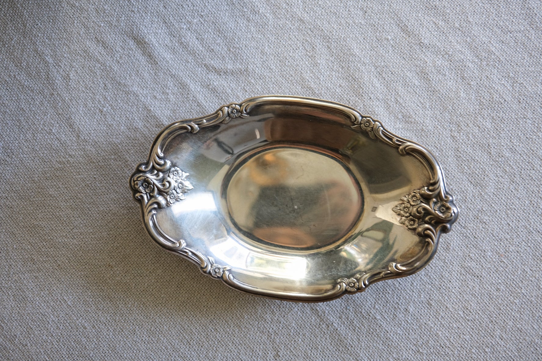 Chrome Oval Tray