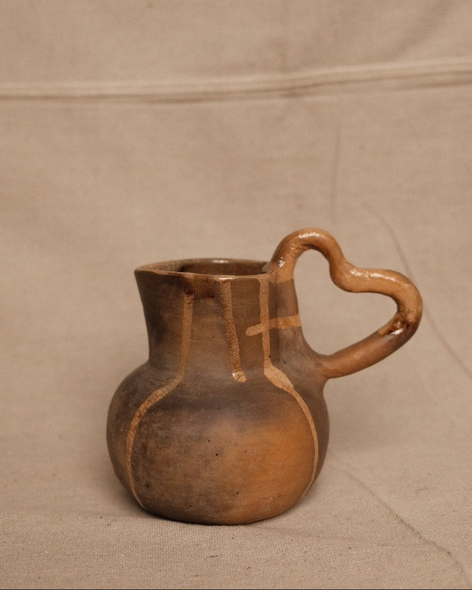 Barro Negro Heart Jug