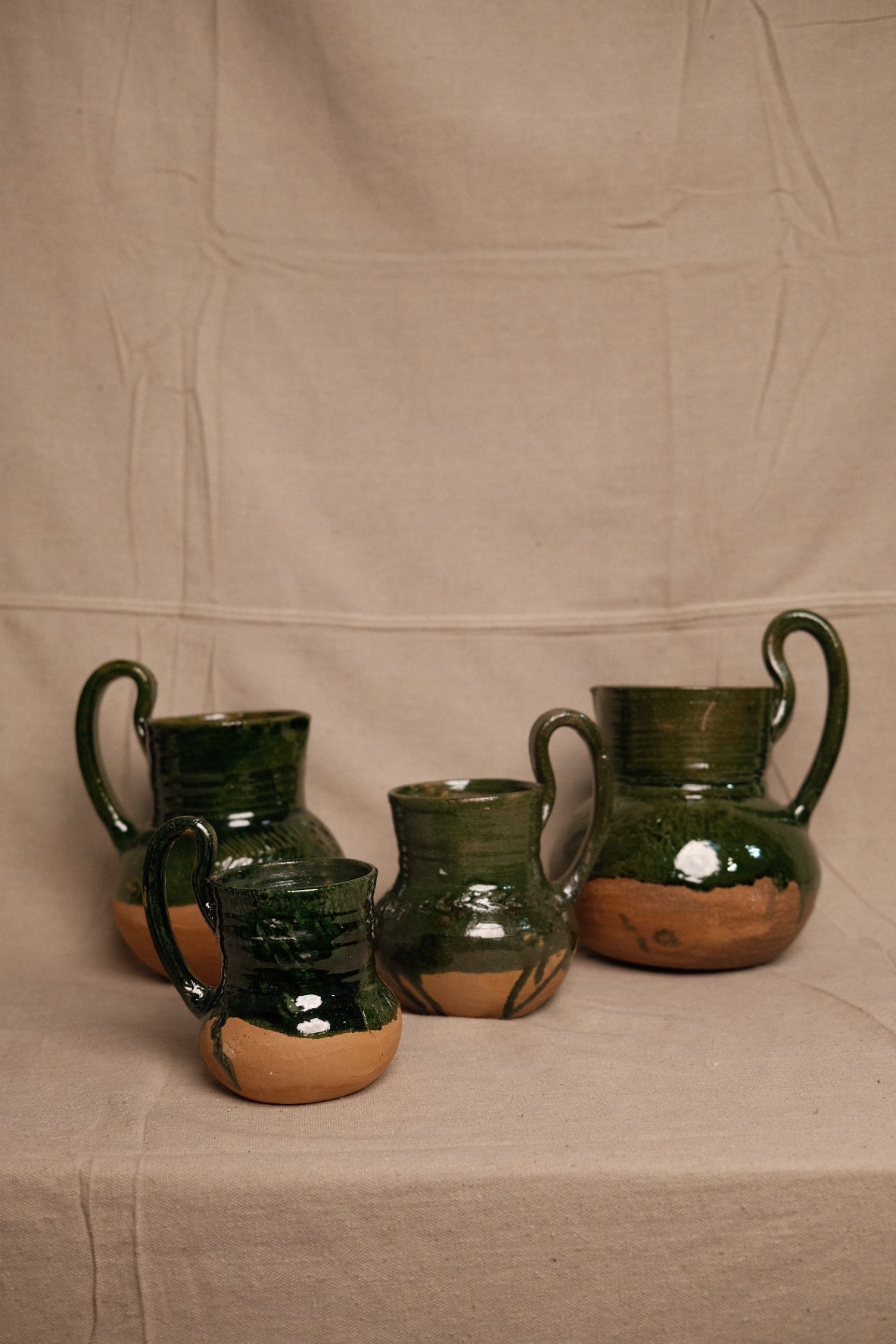 Green Glazed Oaxacan Jug