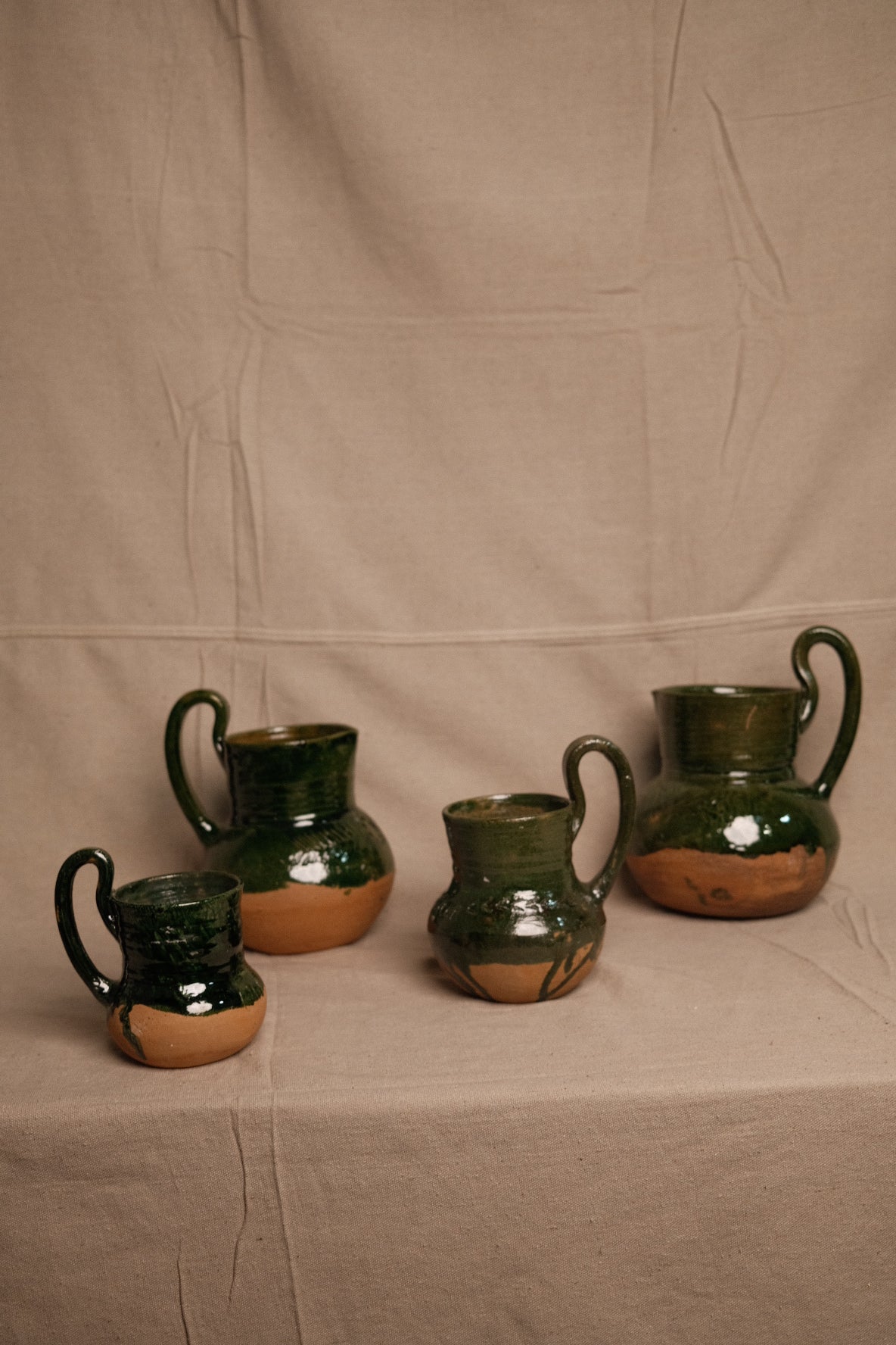Green Glazed Oaxacan Jug