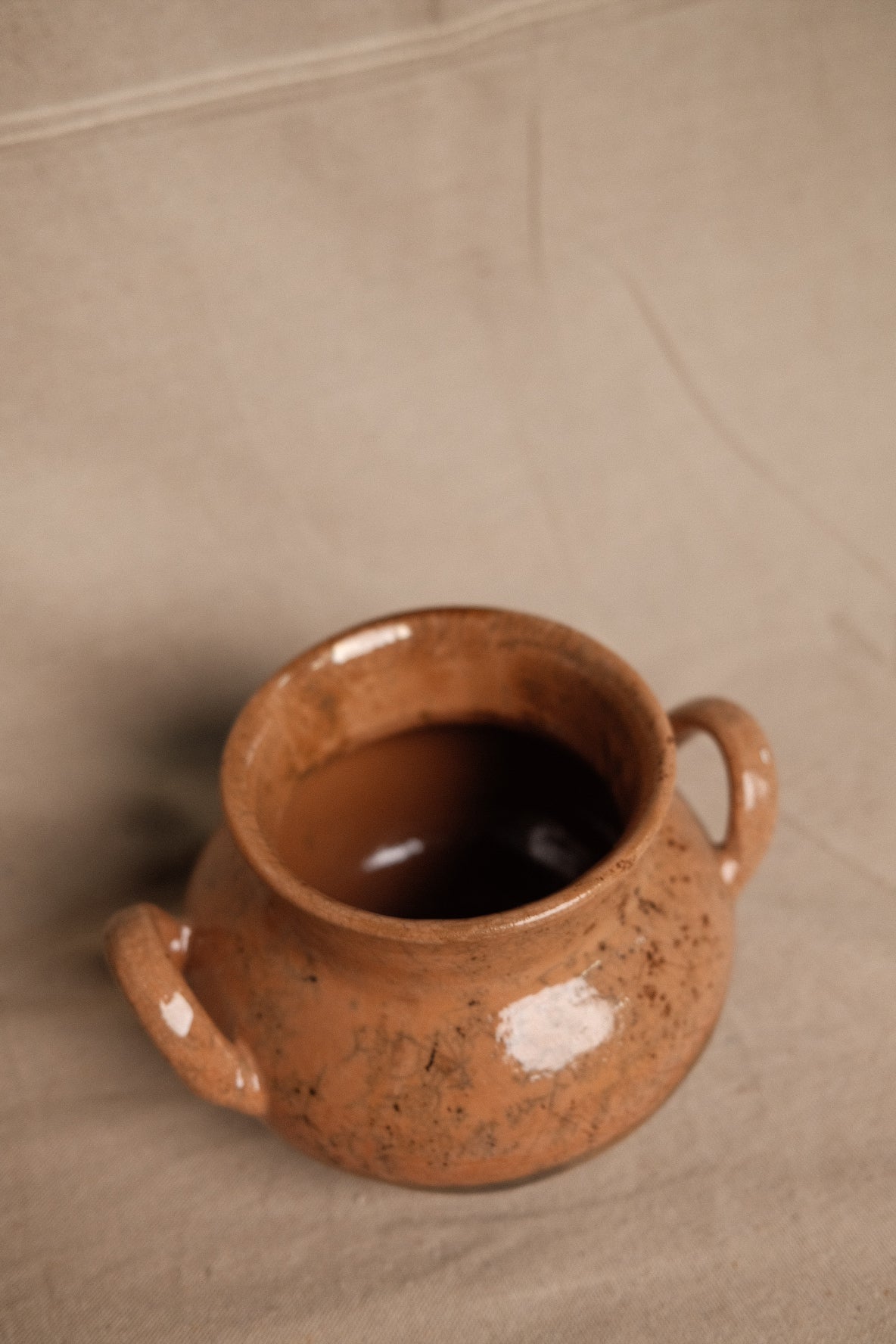 Oaxacan Crackle Glaze Ollita