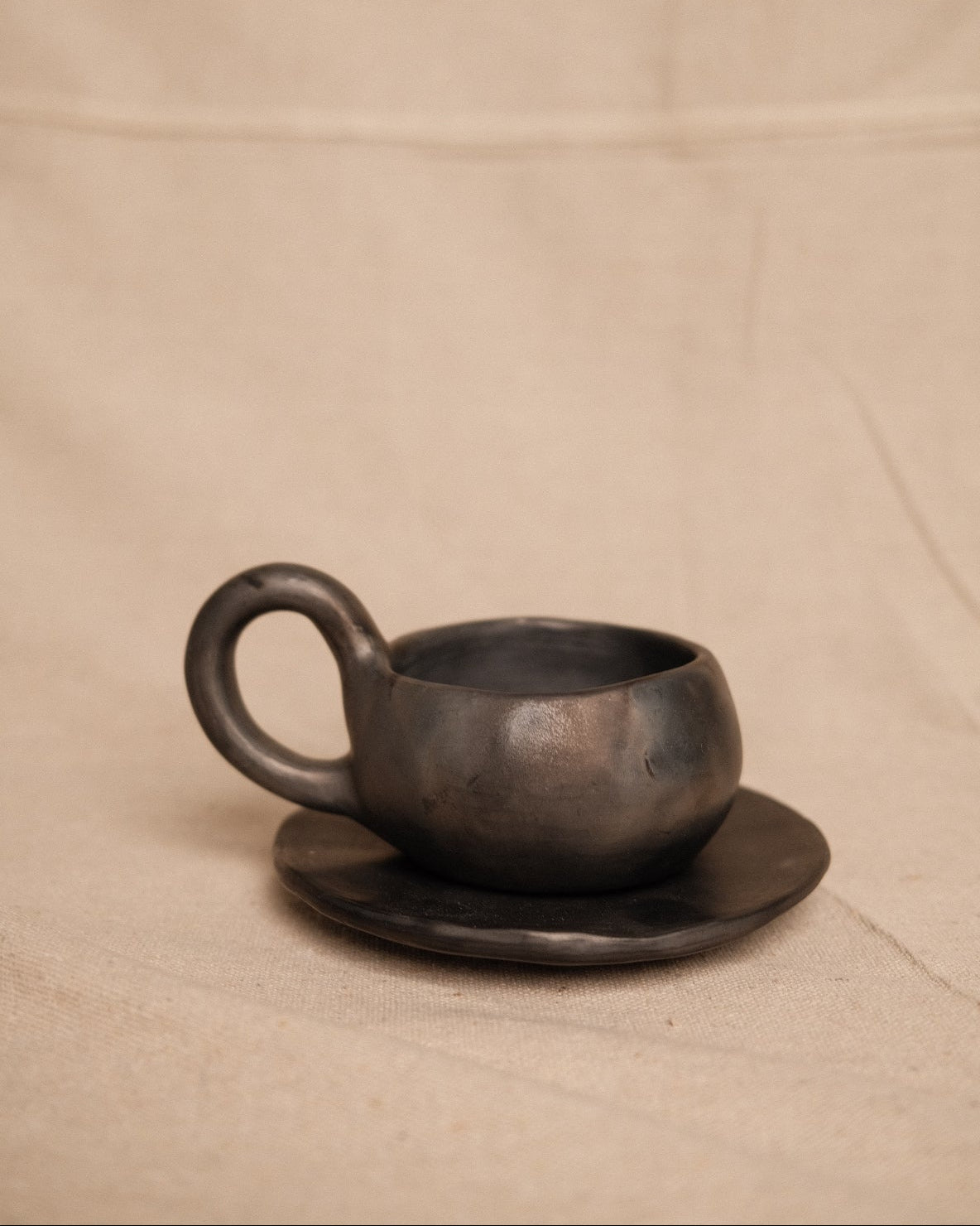 Borro Negro Cup and Saucer