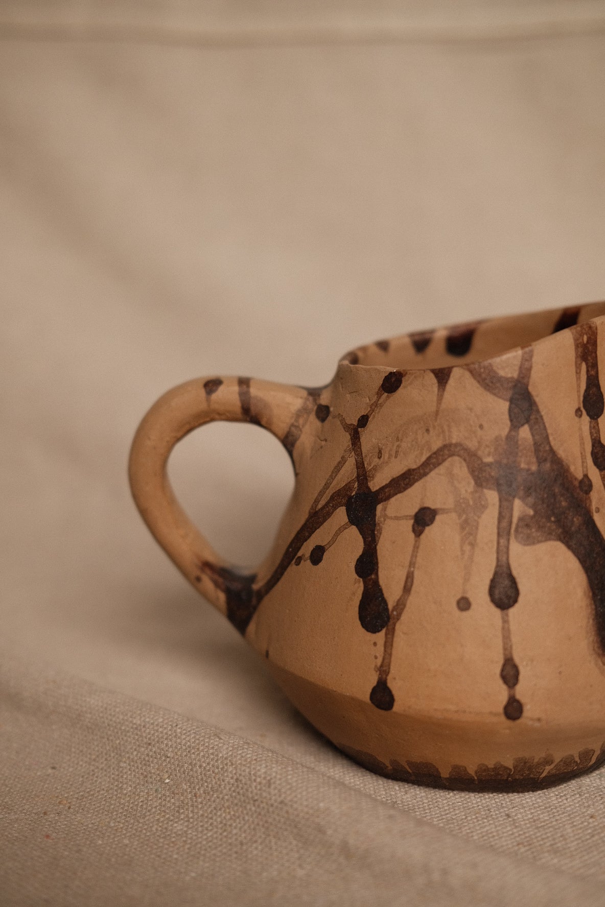 Oaxaca Splatter Ceramic Jug
