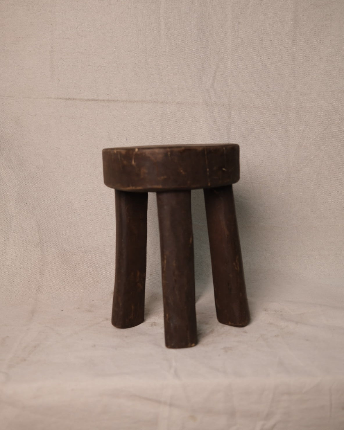 (II) Round Senufo Stool