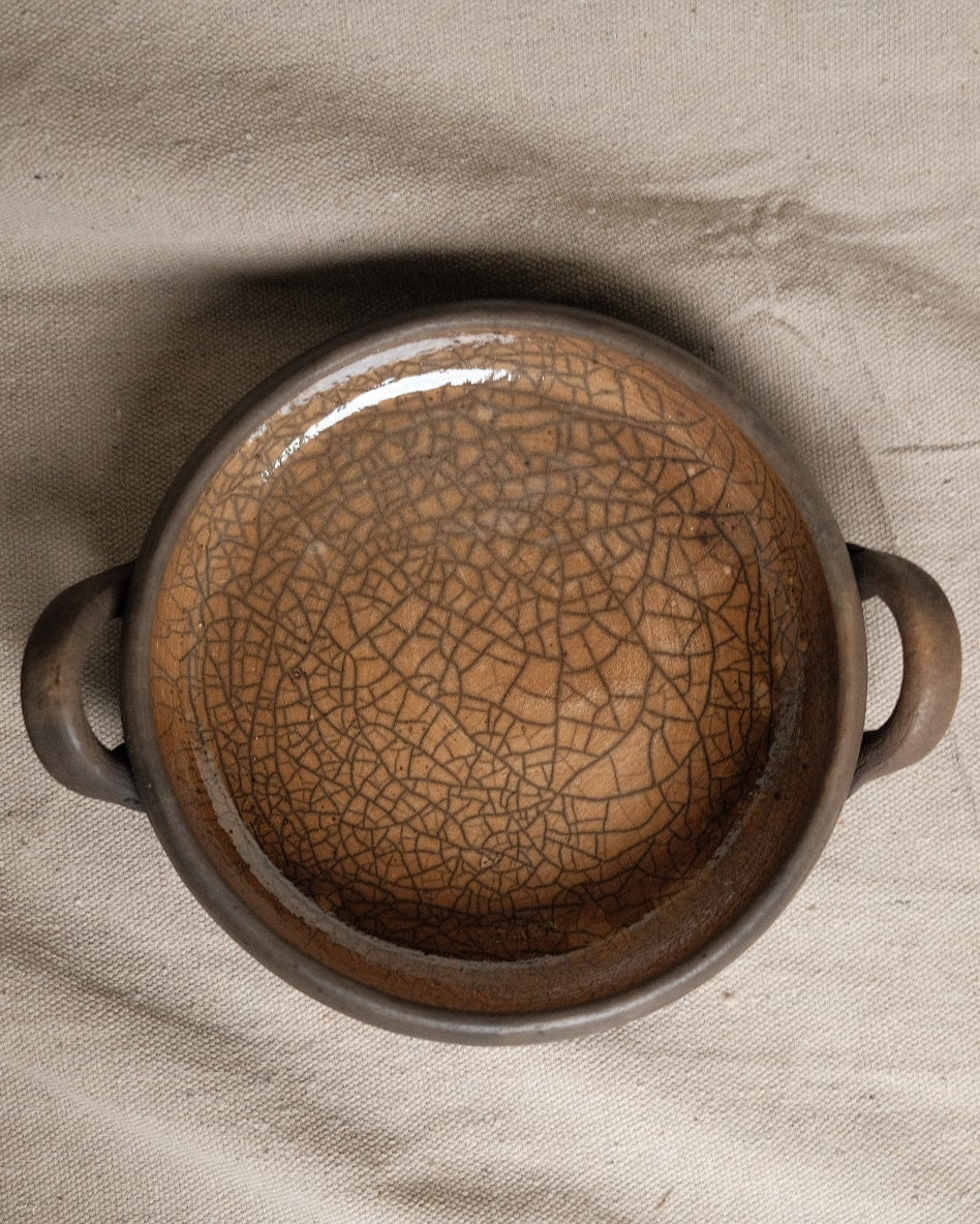 Glazed Barro Negro Serving Bowl