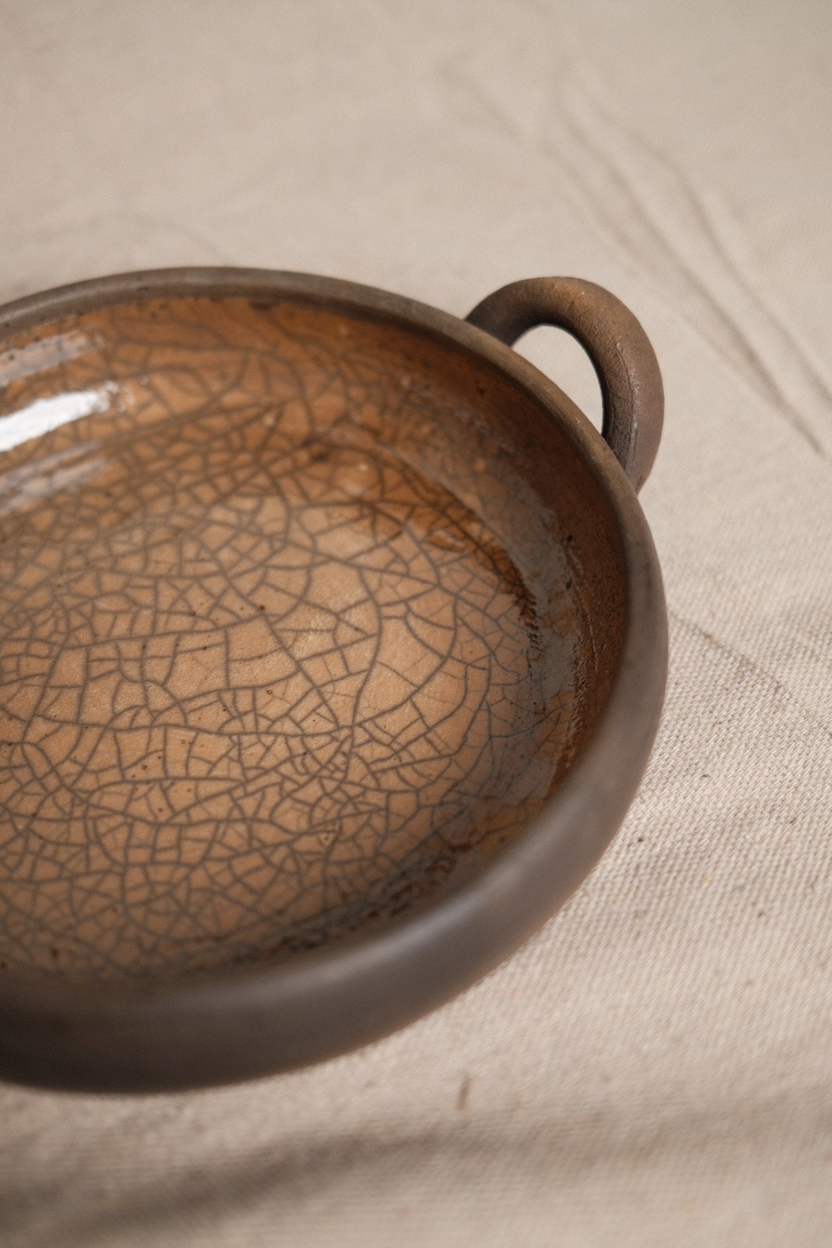 Glazed Barro Negro Serving Bowl