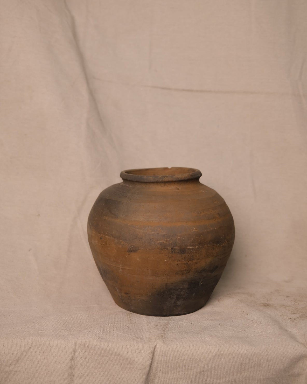 (II) Antique Chinese Earthenware Jar