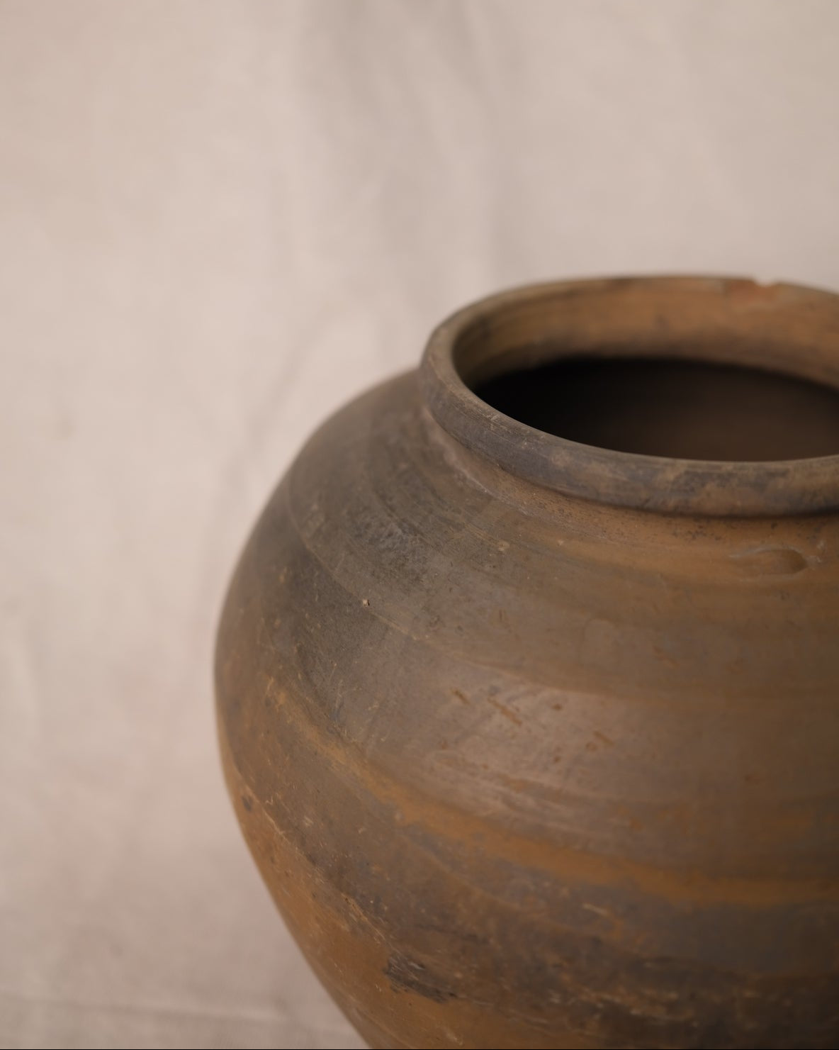 (II) Antique Chinese Earthenware Jar