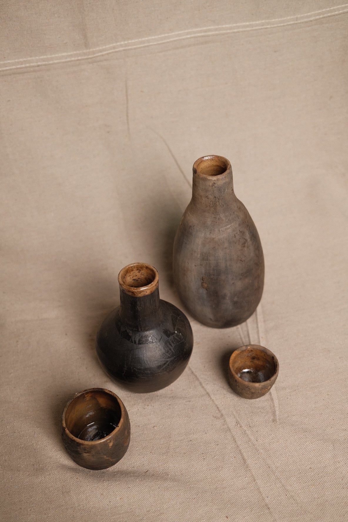 Barro Negro Pitcher + Mug Set (Short)