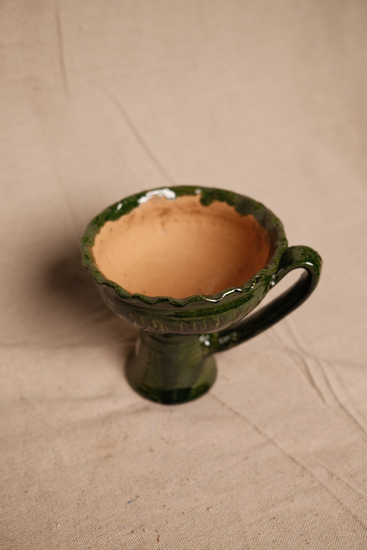 Sculpted Oaxacan Pedestal Vessel